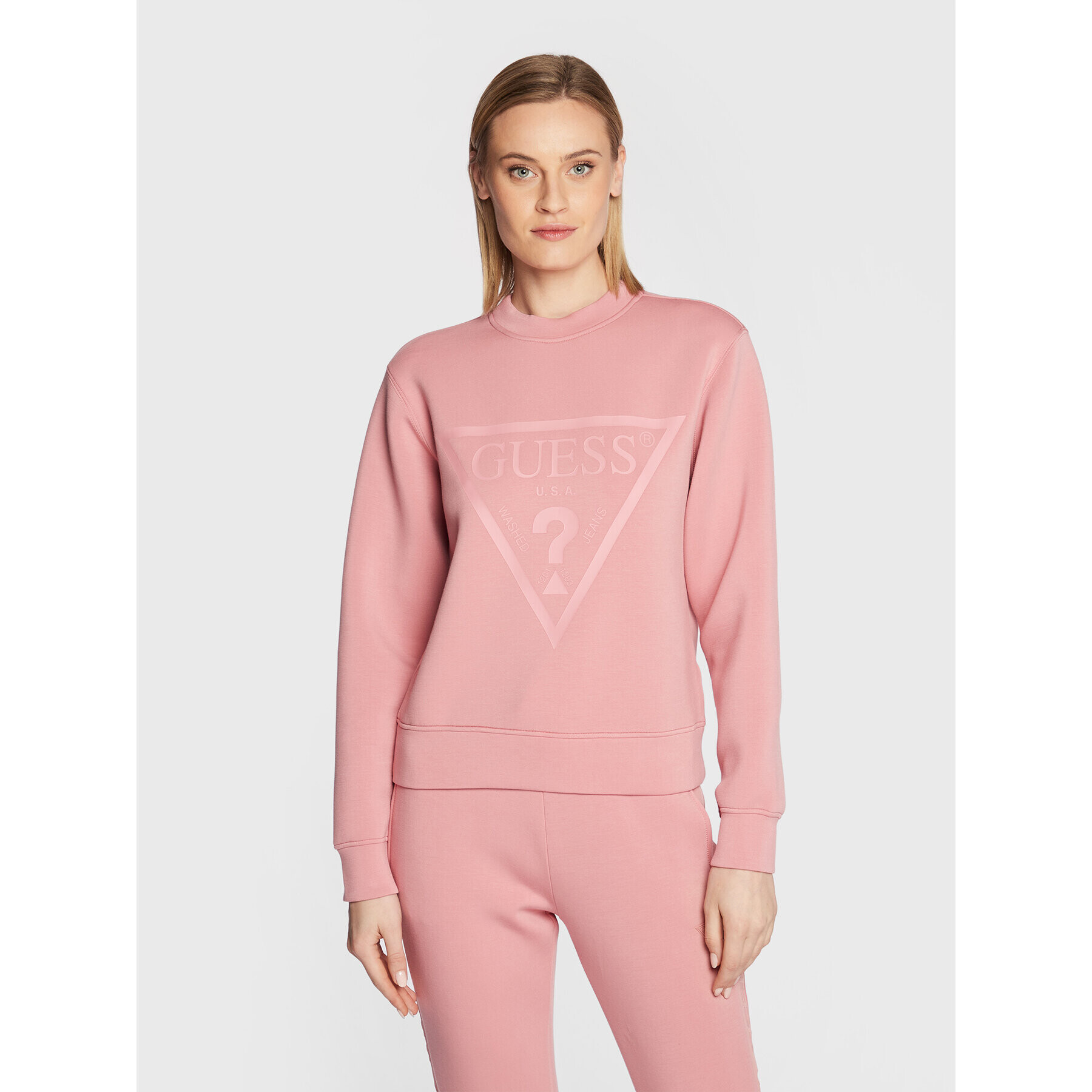 Guess Суитшърт V3RQ19 K7UW2 Розов Regular Fit - Pepit.bg