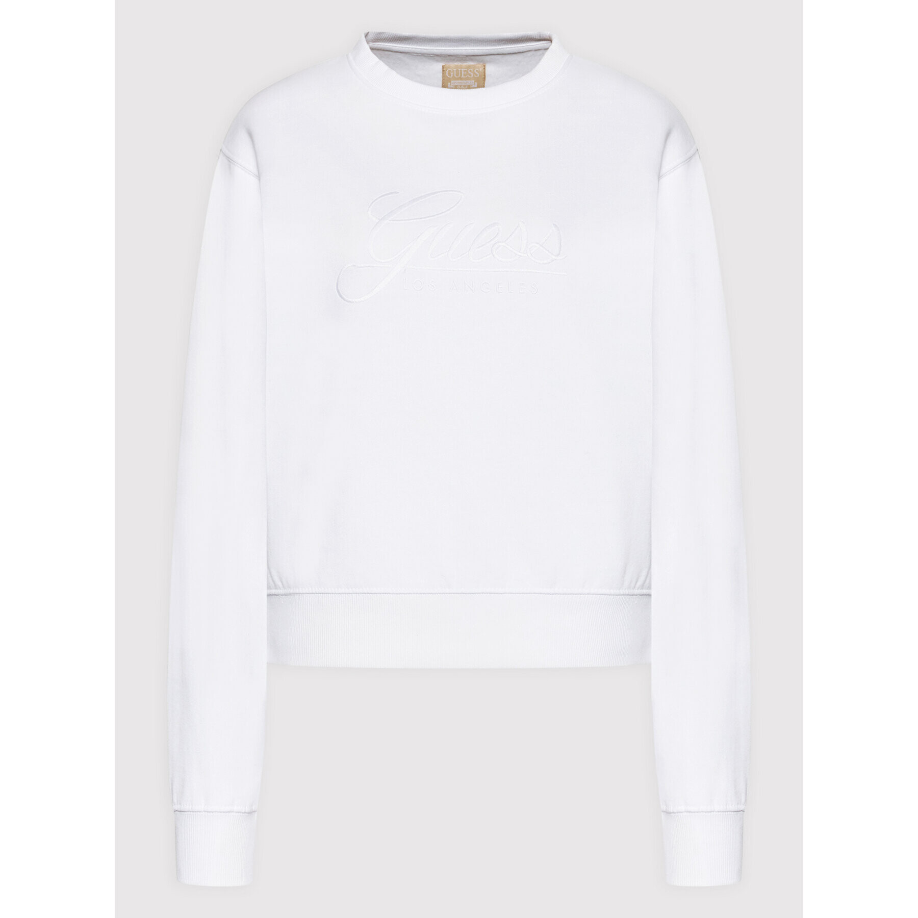 Guess Суитшърт Valerya W2GQ12 KB3R0 Бял Regular Fit - Pepit.bg