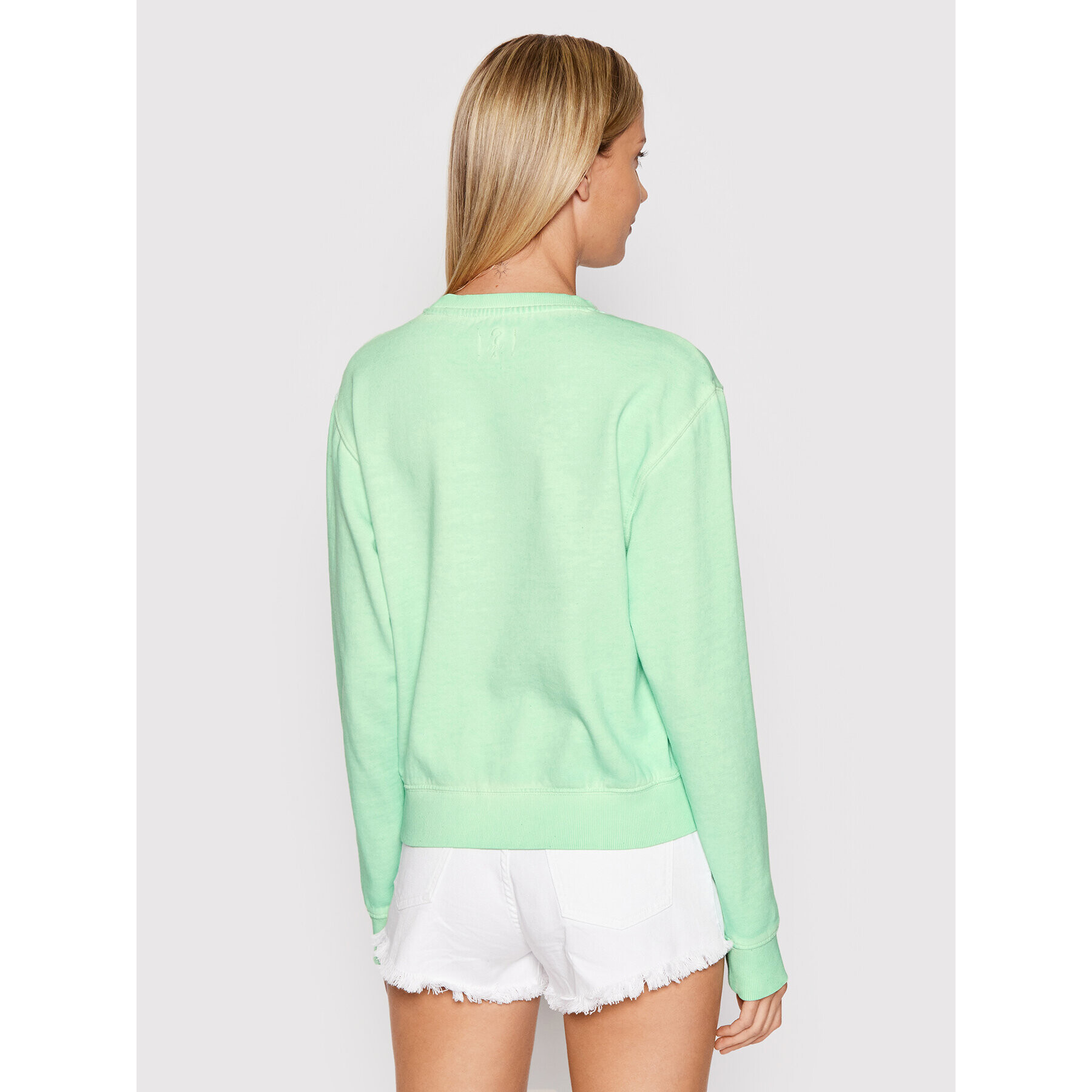 Guess Суитшърт Valerya W2GQ12 KB3R0 Зелен Regular Fit - Pepit.bg