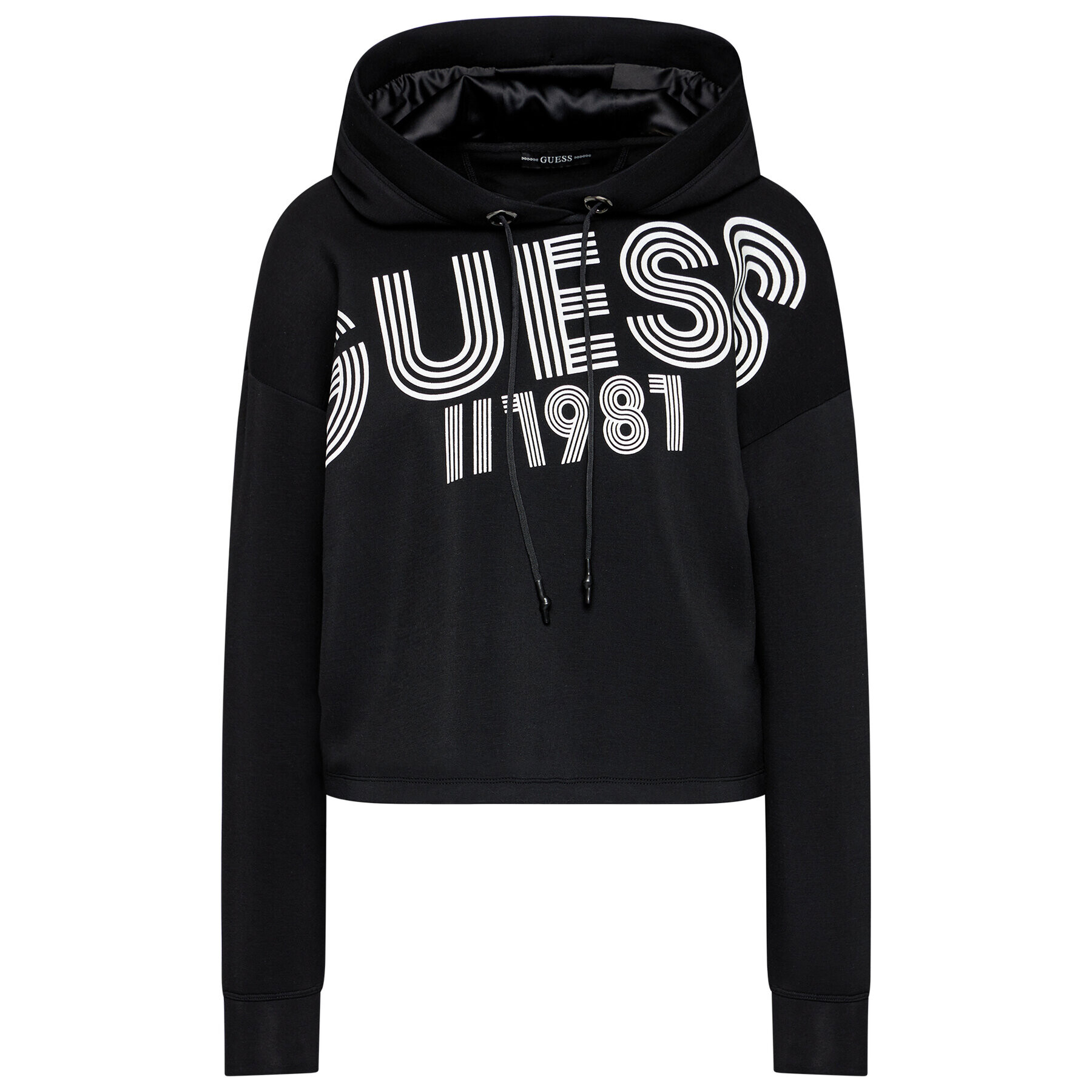 Guess Суитшърт W1RQ69 K7UW2 Черен Oversize - Pepit.bg