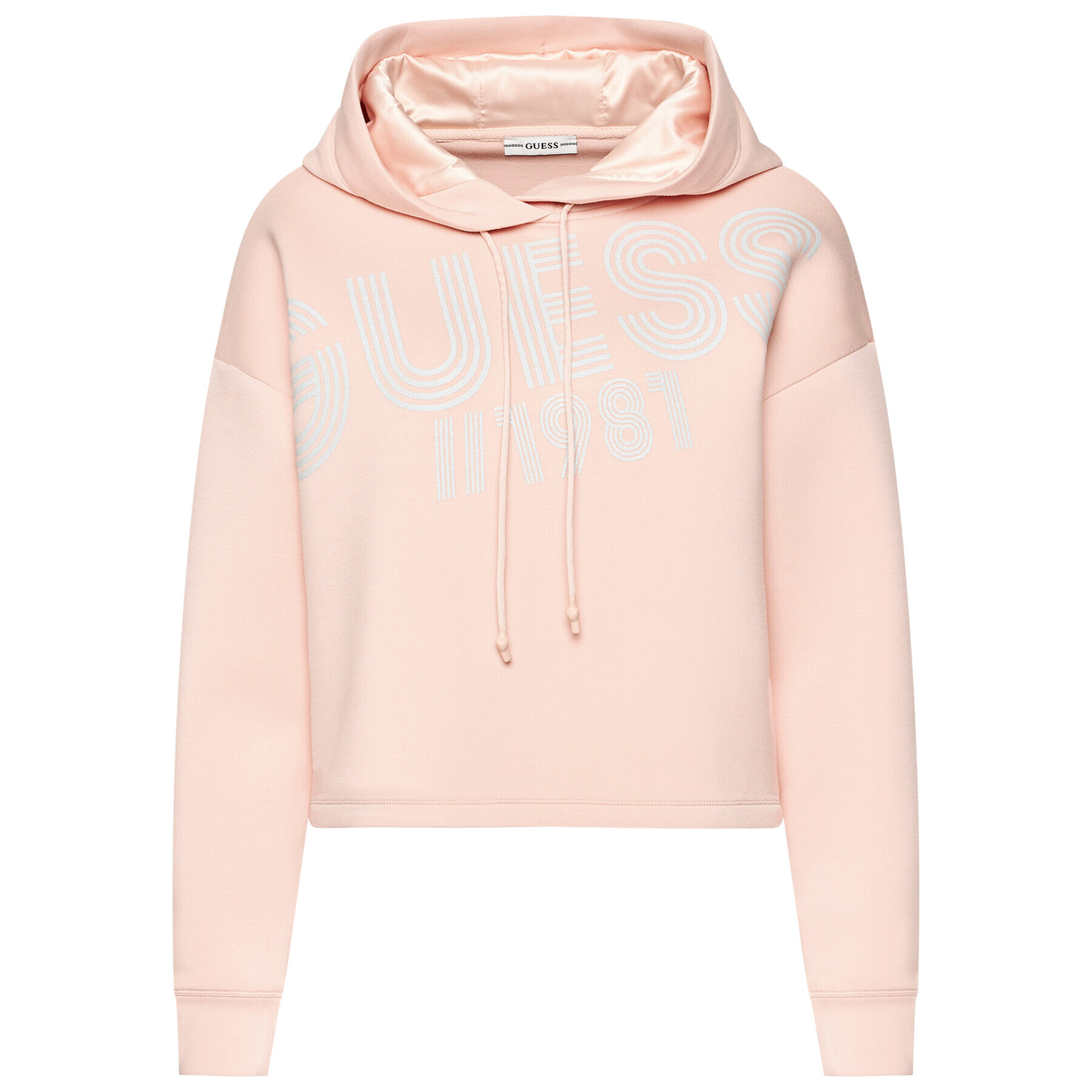 Guess Суитшърт W1RQ69 K7UW2 Розов Oversize - Pepit.bg