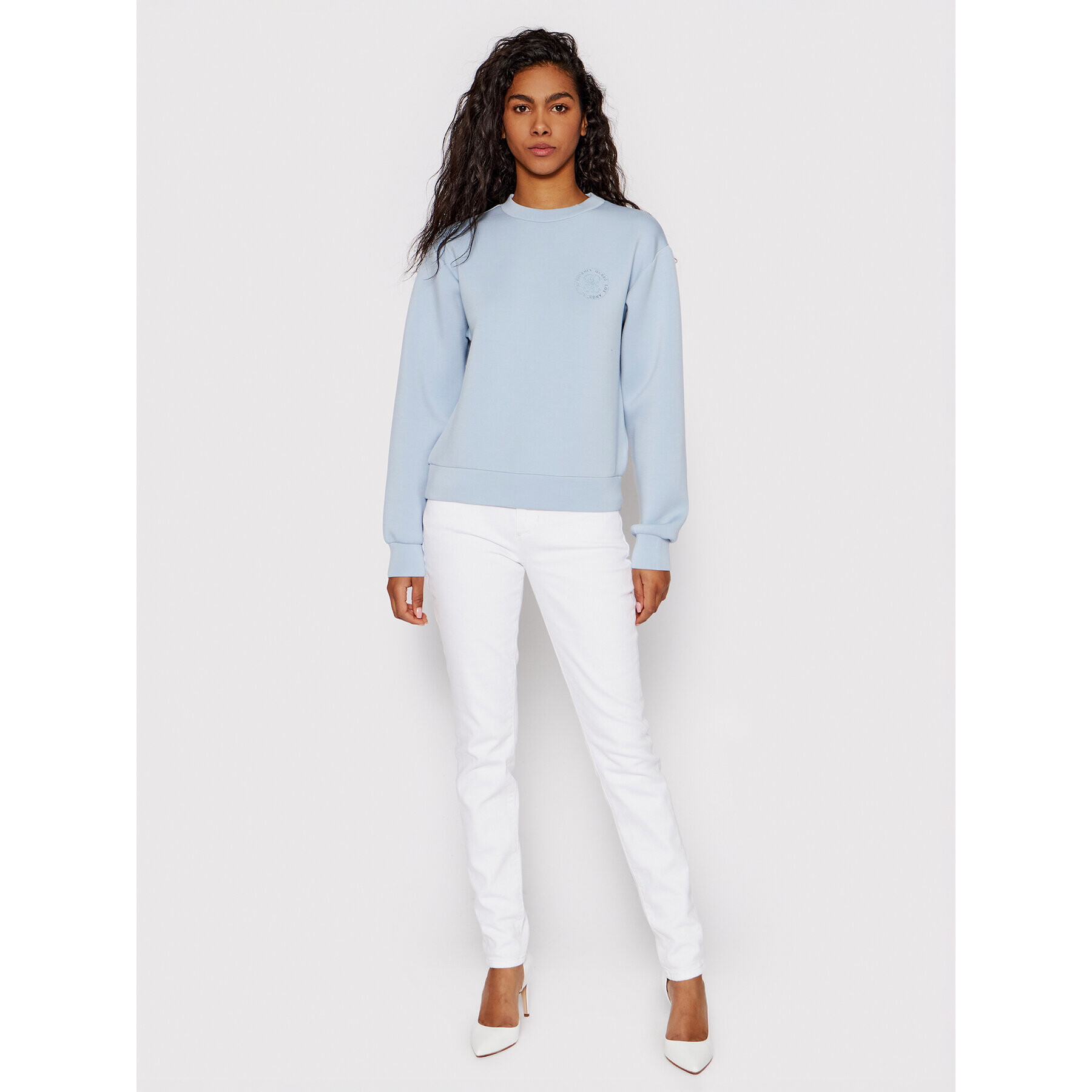 Guess Суитшърт W2GQ06 K7UW2 Син Regular Fit - Pepit.bg