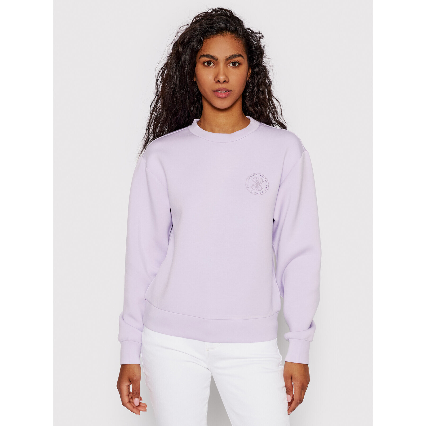Guess Суитшърт W2GQ06 K7UW2 Виолетов Regular Fit - Pepit.bg