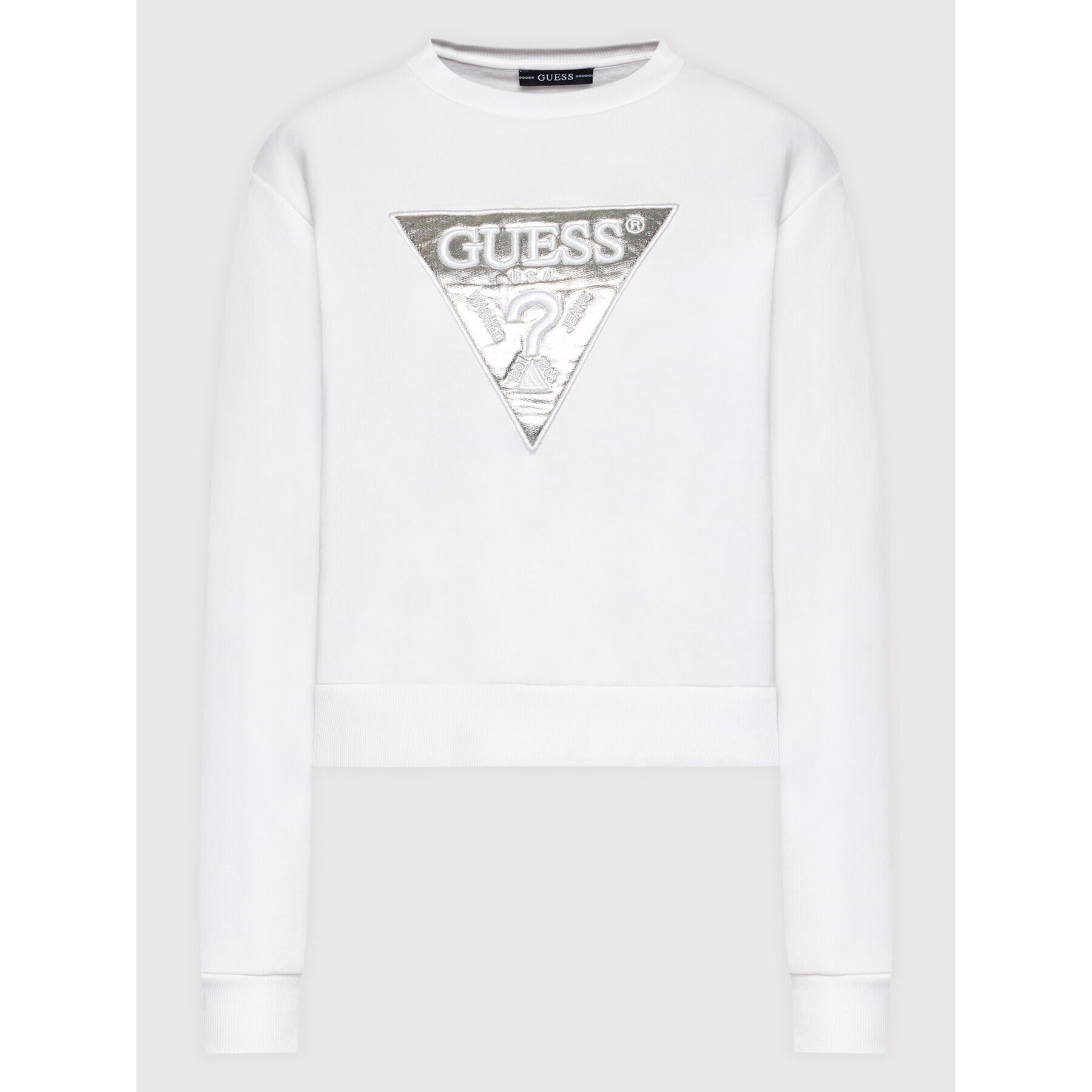 Guess Суитшърт W2GQ11 K68I0 Бял Regular Fit - Pepit.bg