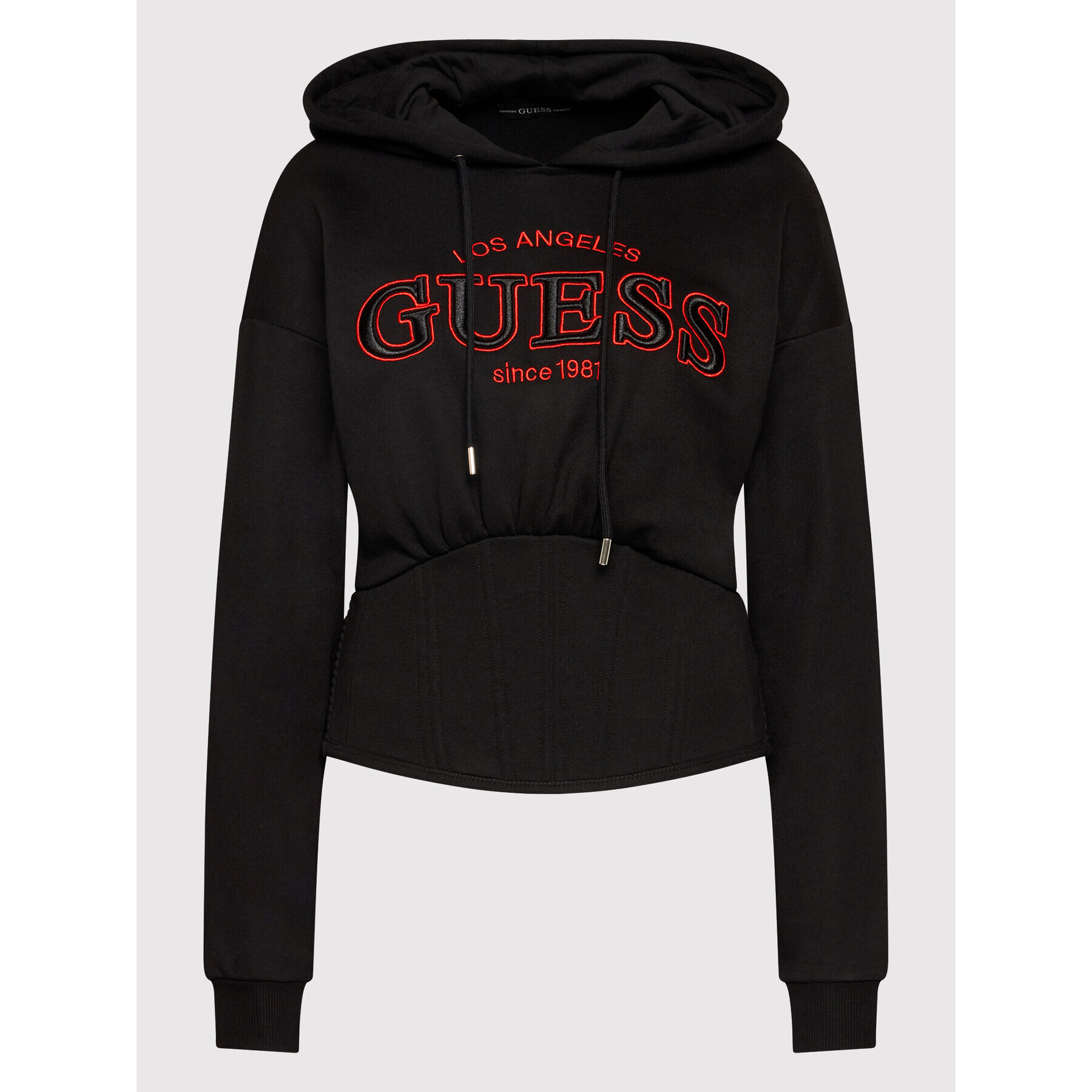 Guess Суитшърт W2GQ14 K8800 Черен Regular Fit - Pepit.bg