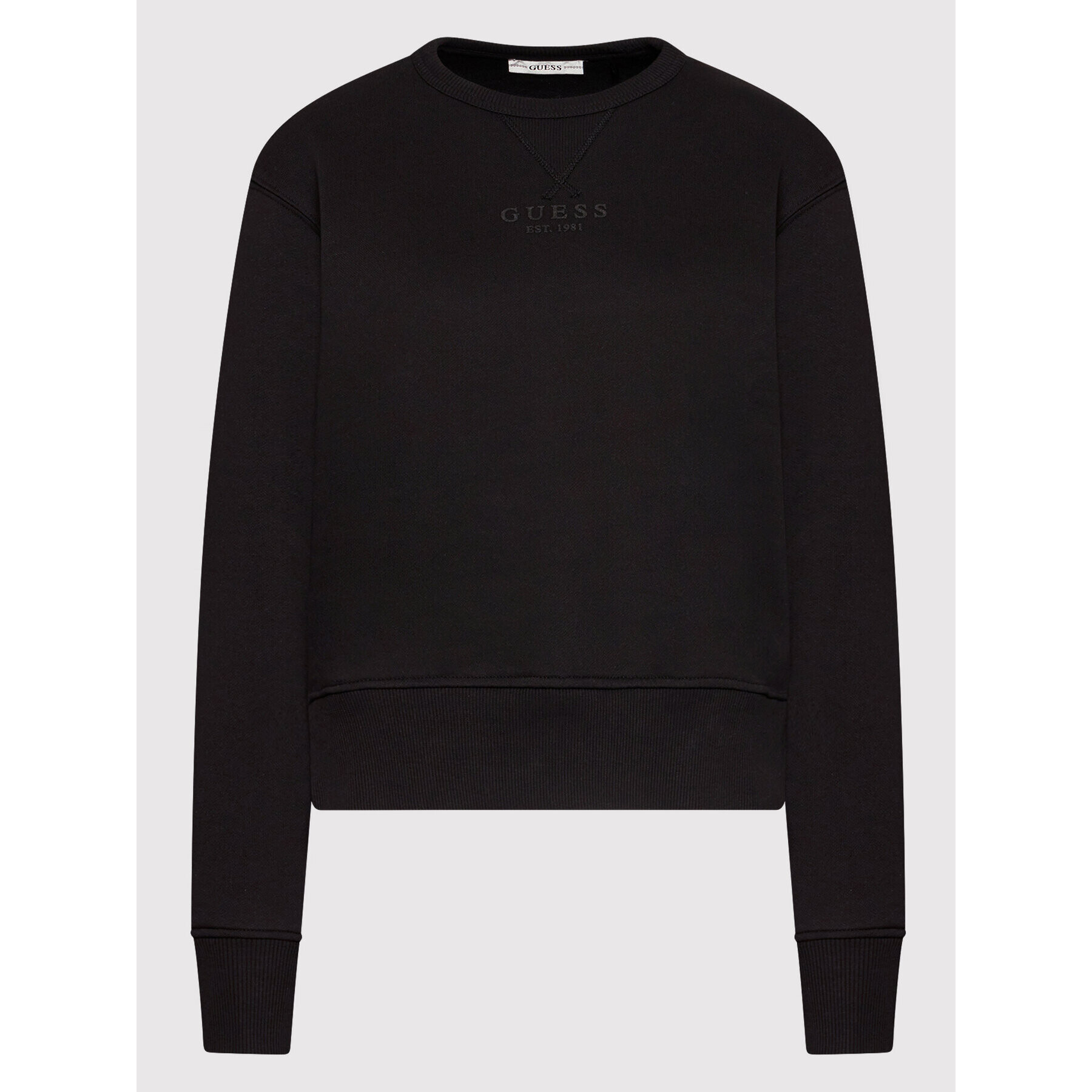 Guess Суитшърт W2GQ30 KB4N1 Черен Relaxed Fit - Pepit.bg