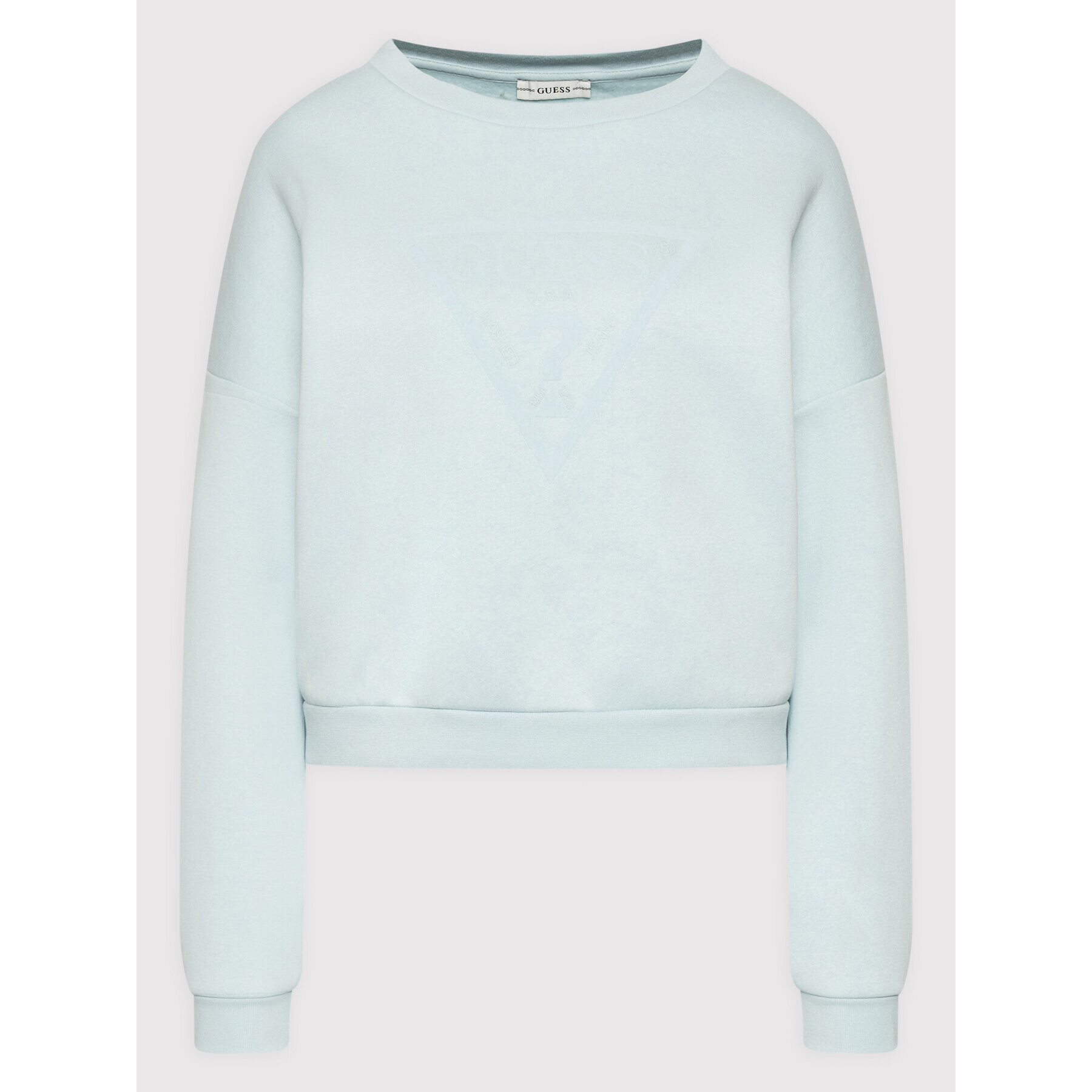 Guess Суитшърт W2RQ00 K9Z21 Син Relaxed Fit - Pepit.bg