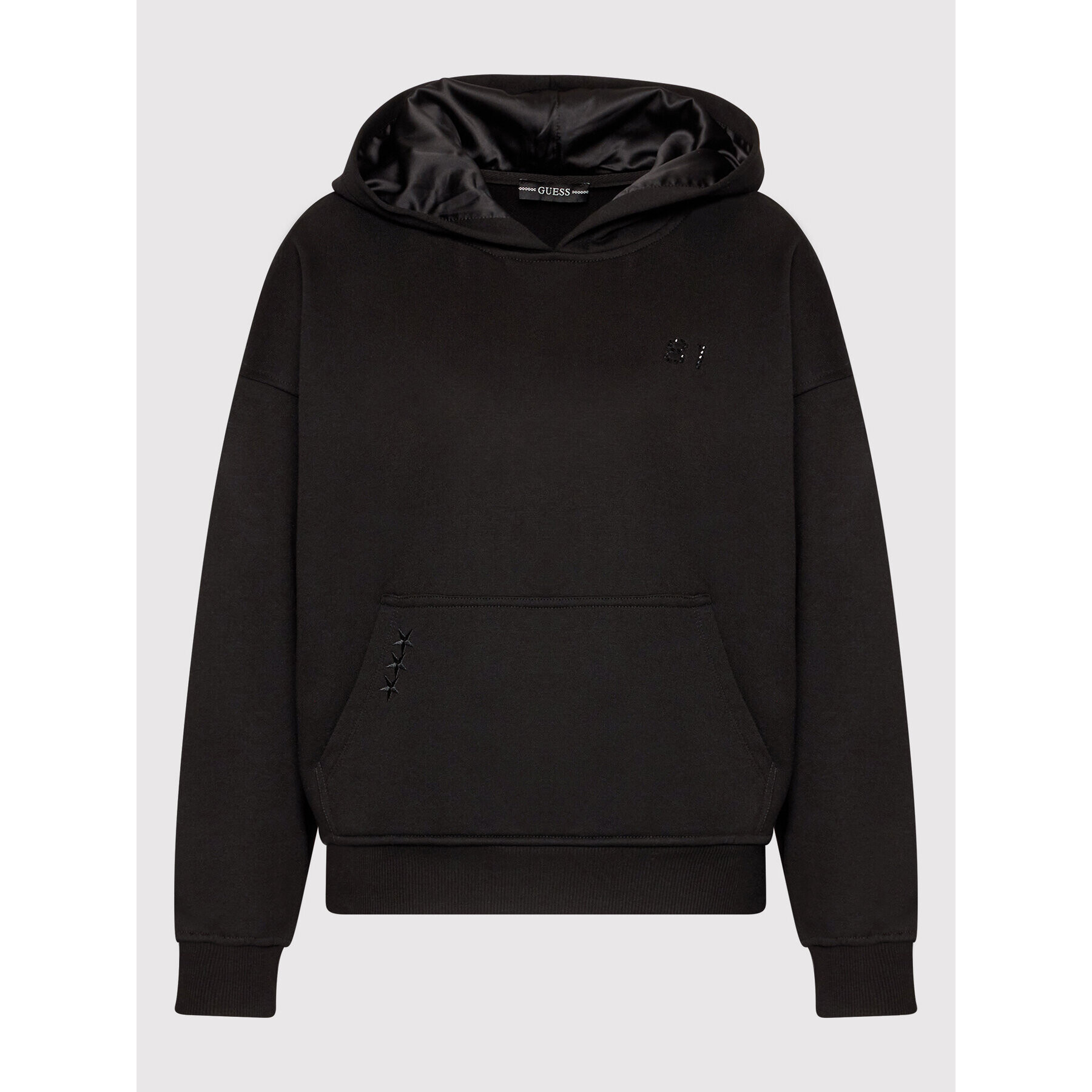 Guess Суитшърт W2RQ04 K8801 Черен Regular Fit - Pepit.bg