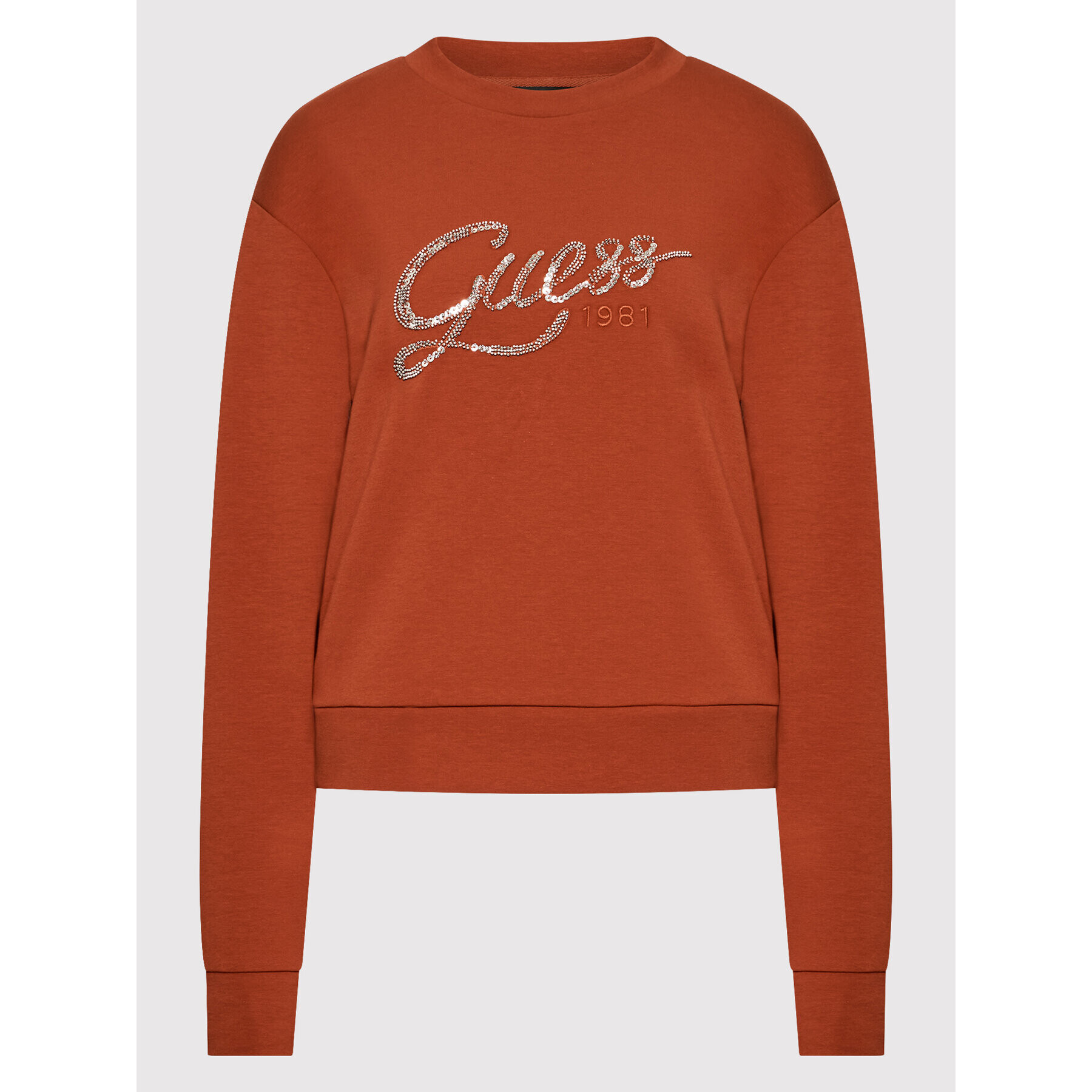 Guess Суитшърт W2YQ13 KB932 Червен Regular Fit - Pepit.bg