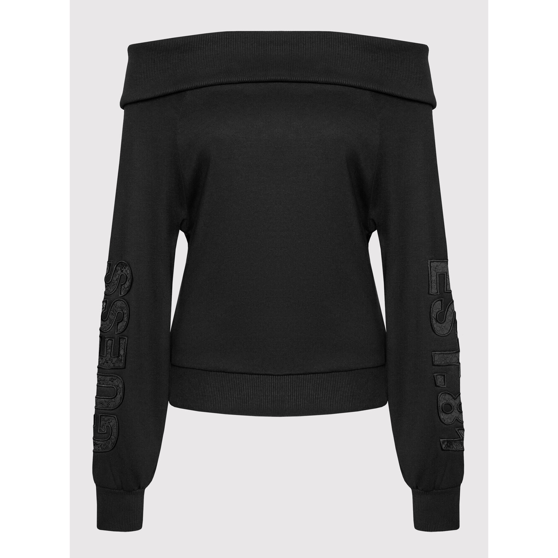 Guess Суитшърт W2YQ14 K8801 Черен Regular Fit - Pepit.bg