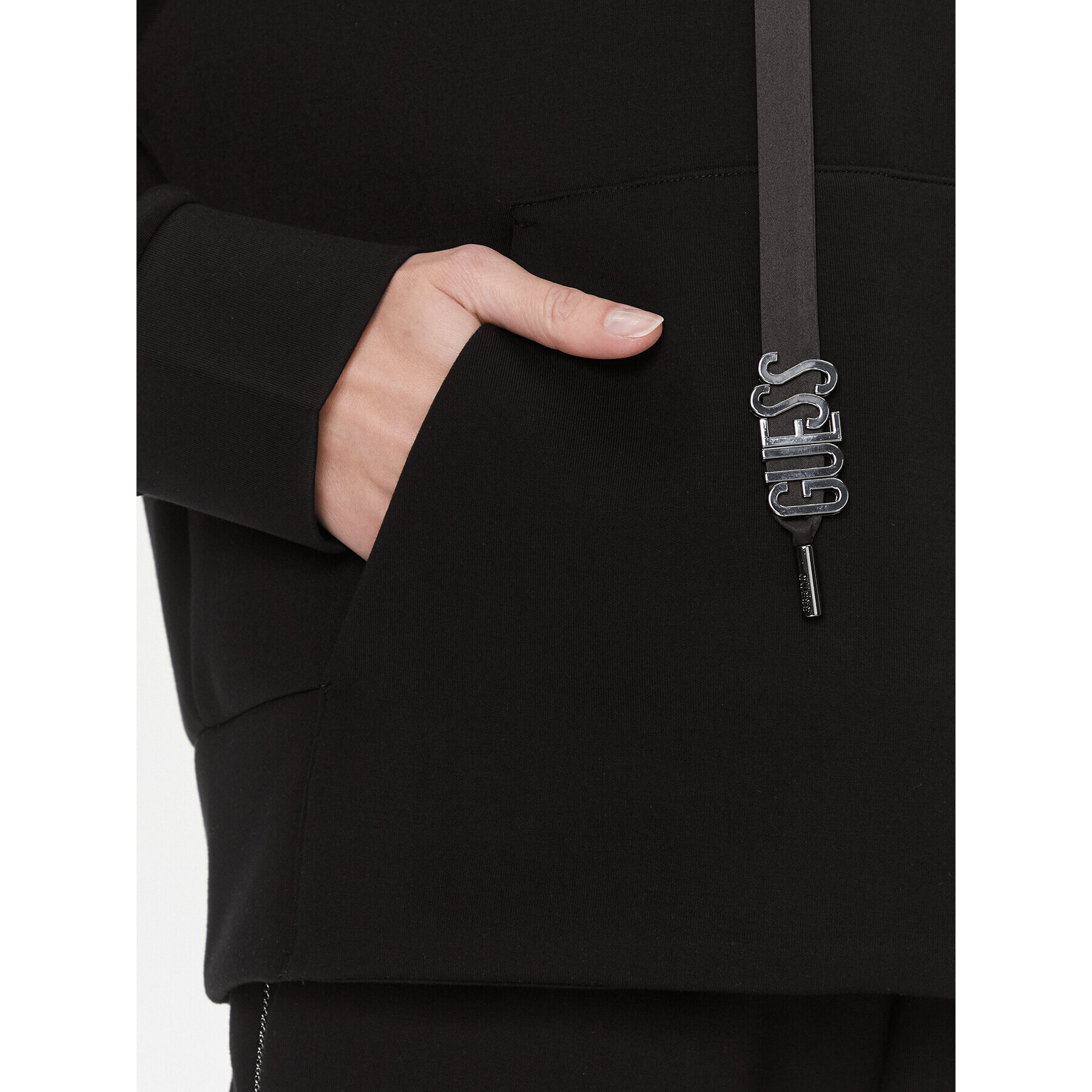 Guess Суитшърт W4RQ04 KBYE2 Черен Regular Fit - Pepit.bg