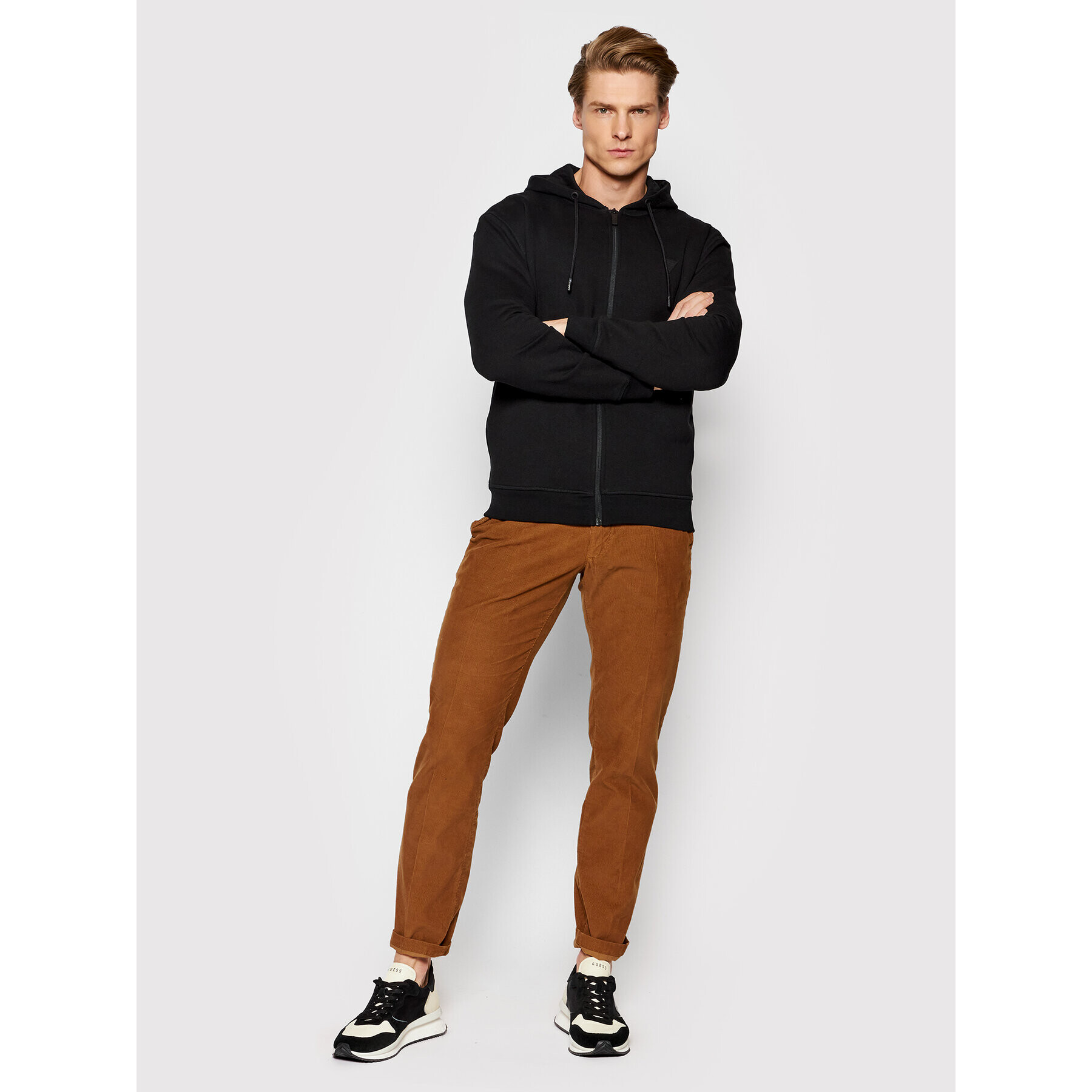Guess Суитшърт Z2RQ20 KAIJ1 Черен Regular Fit - Pepit.bg