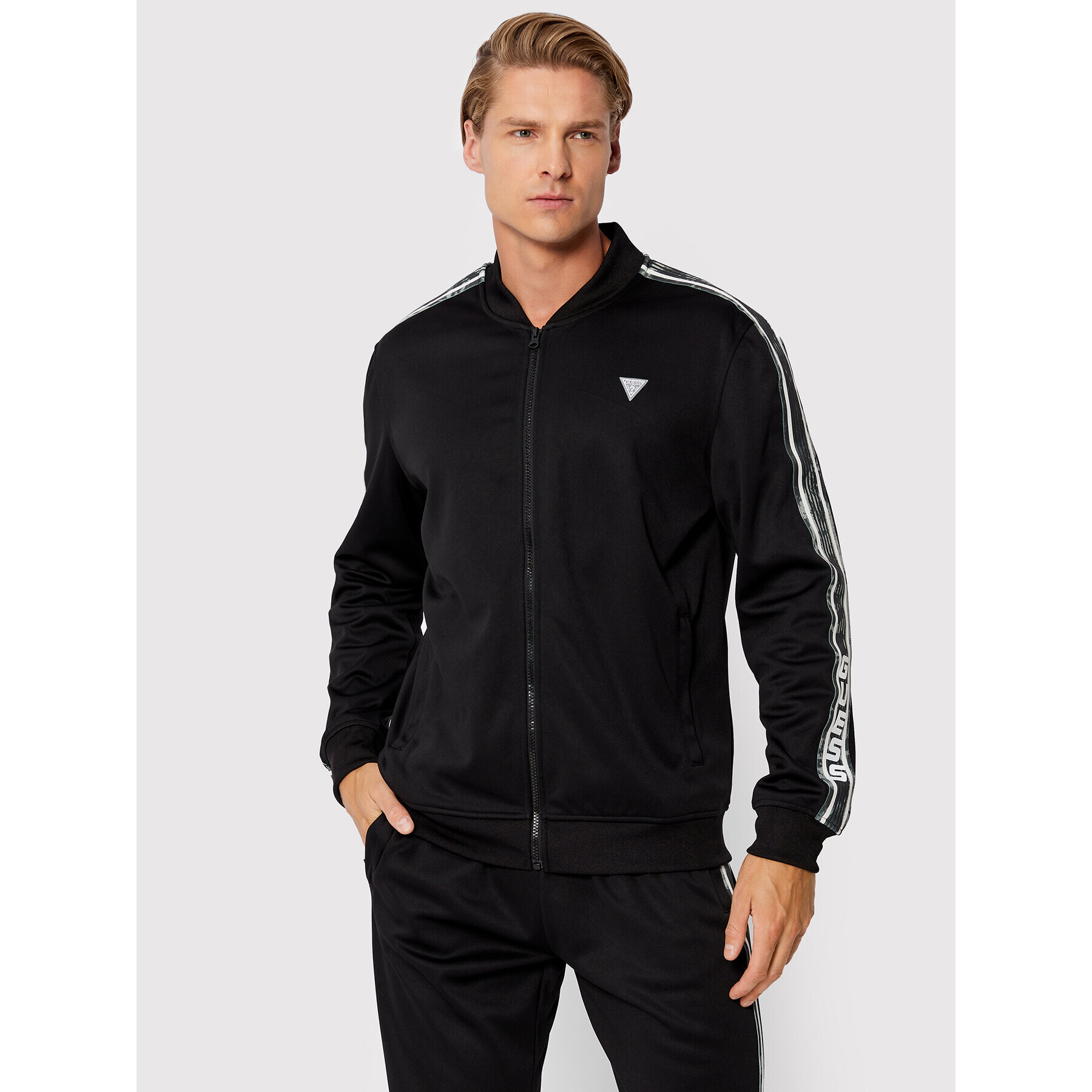 Guess Суитшърт Z2YQ05 KB6R2 Черен Regular Fit - Pepit.bg