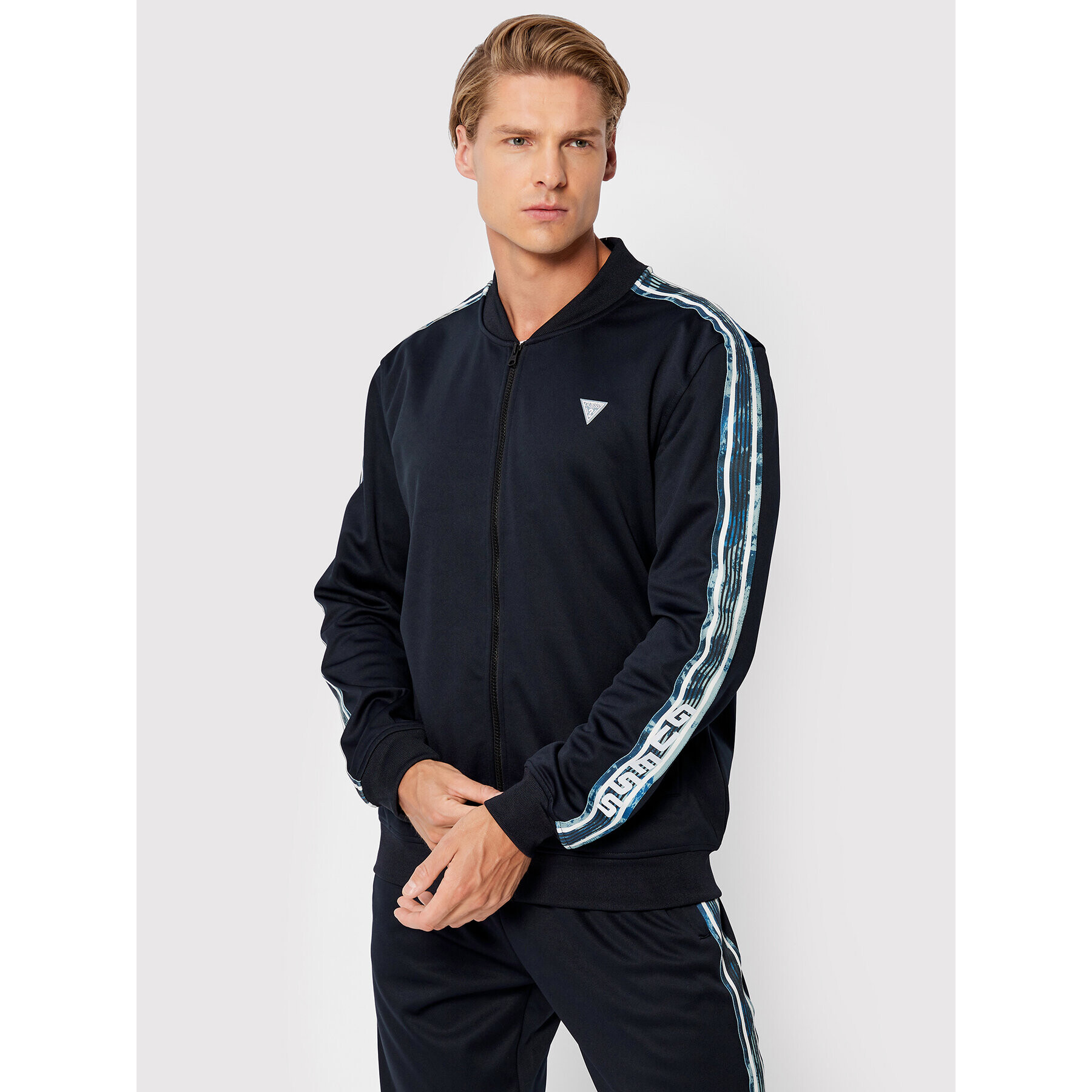 Guess Суитшърт Z2YQ05 KB6R2 Тъмносин Regular Fit - Pepit.bg