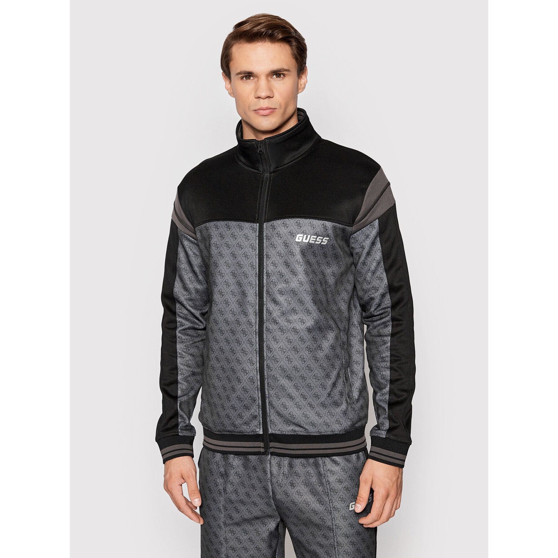 Guess Суитшърт Z2YQ08 FL04Q Черен Regular Fit - Pepit.bg