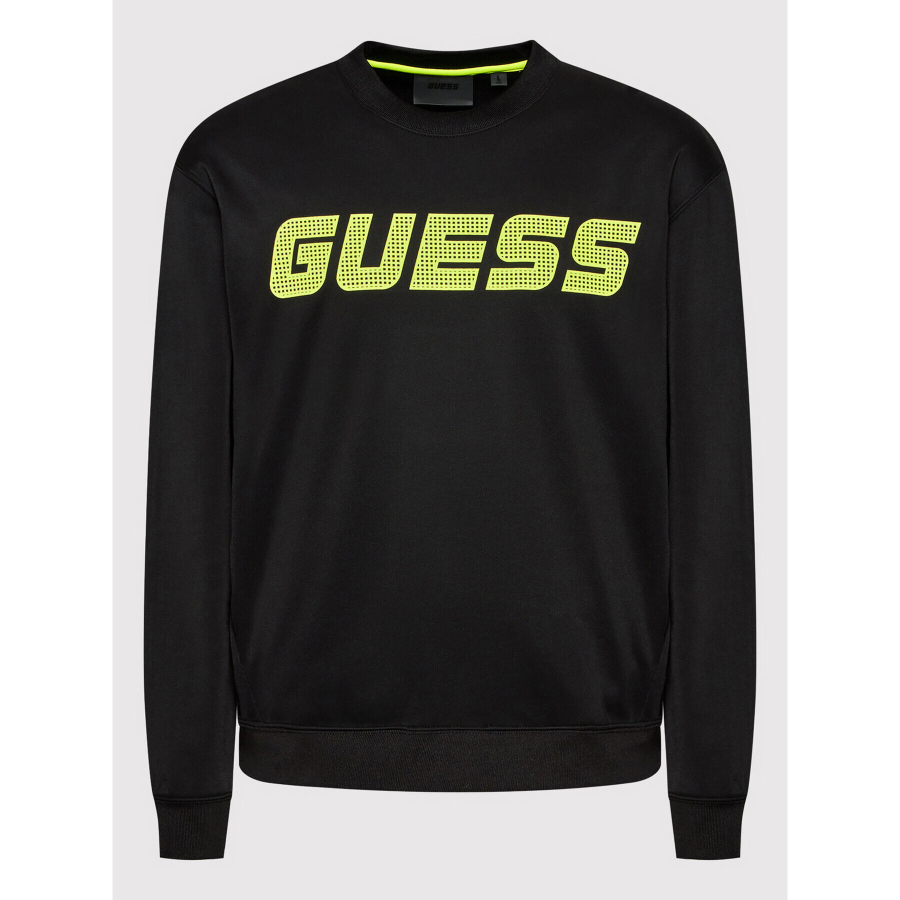 Guess Суитшърт Z2YQ17 FL04W Черен Regular Fit - Pepit.bg