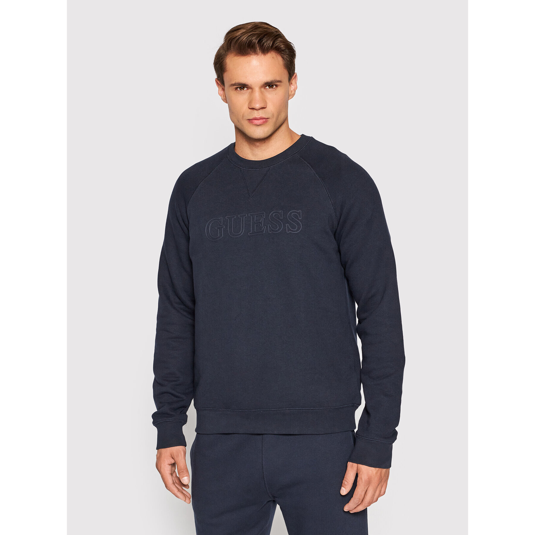 Guess Суитшърт Z2YQ27 KAIJ1 Тъмносин Regular Fit - Pepit.bg