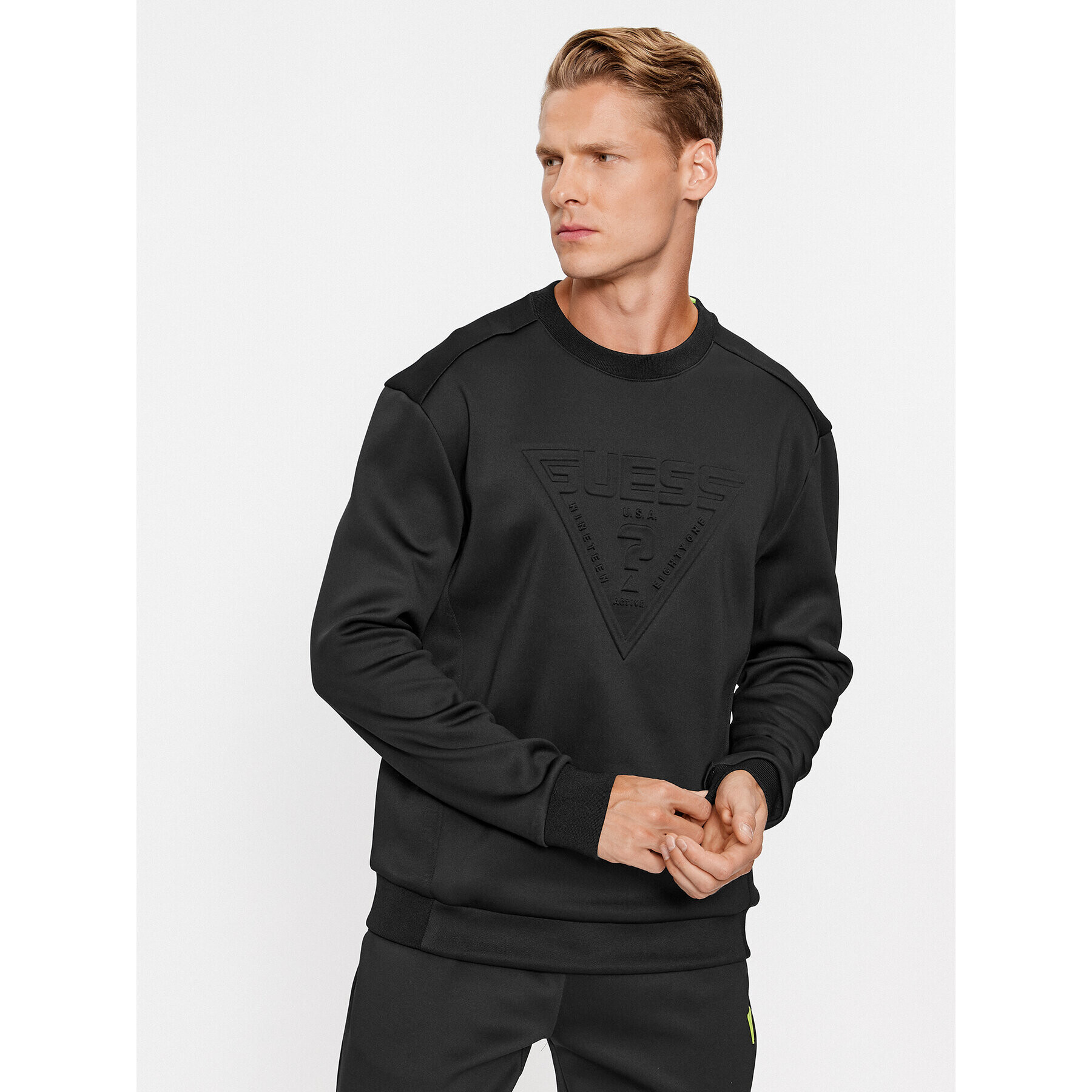 Guess Суитшърт Z3BQ06 KB212 Черен Regular Fit - Pepit.bg