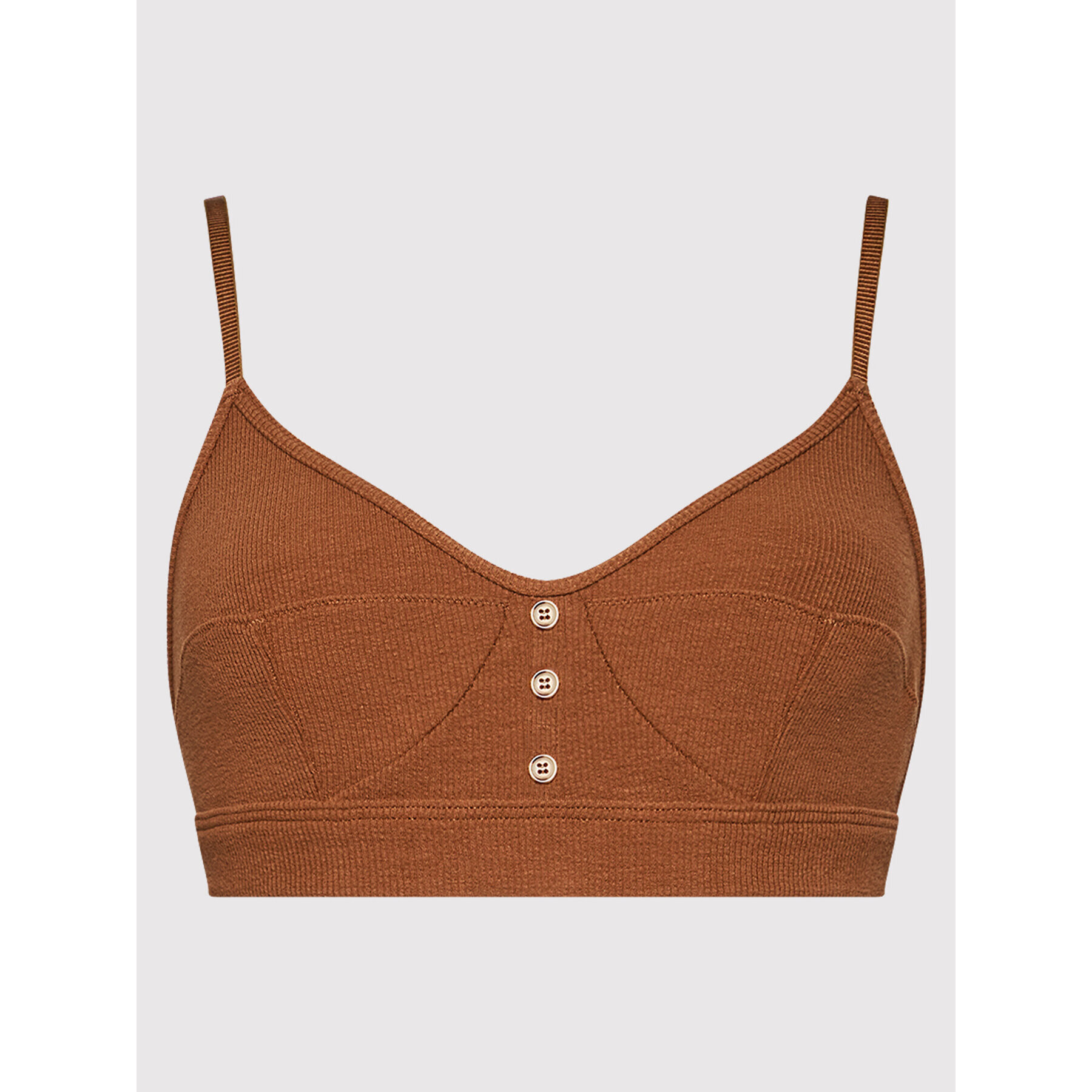 Guess Сутиен без банели Addy O1BC08 RB00P Кафяв - Pepit.bg