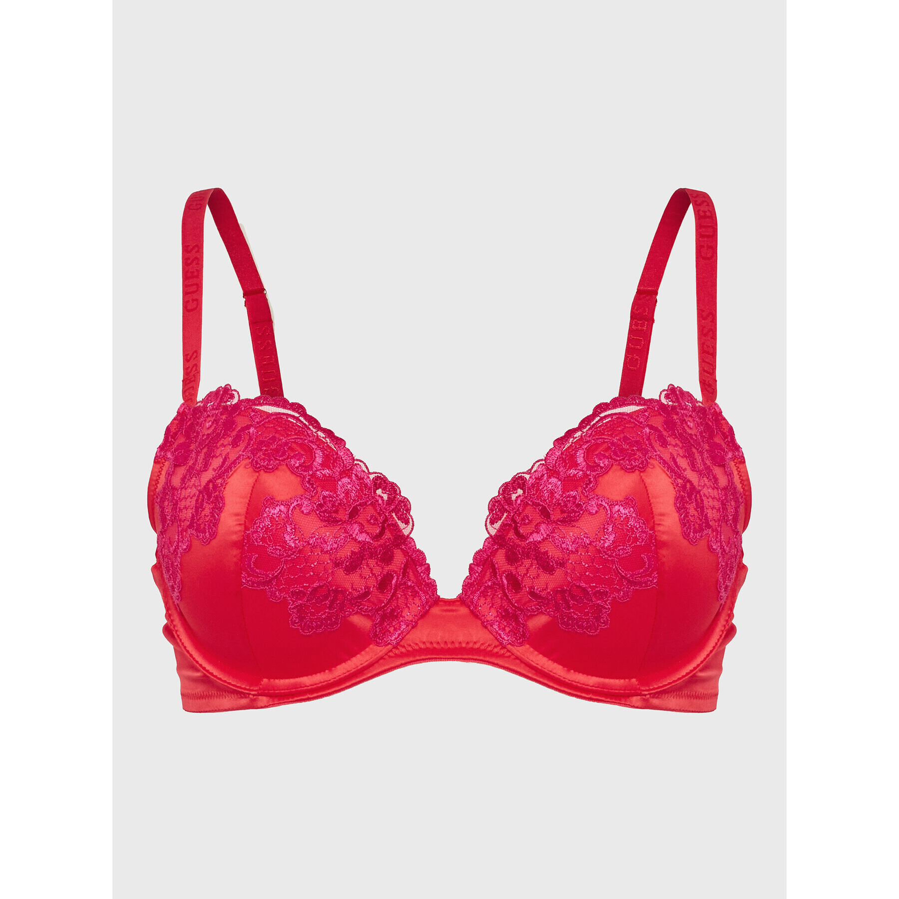 Guess Сутиен push-up Bridgette O2BC08 WEUY0 Червен - Pepit.bg