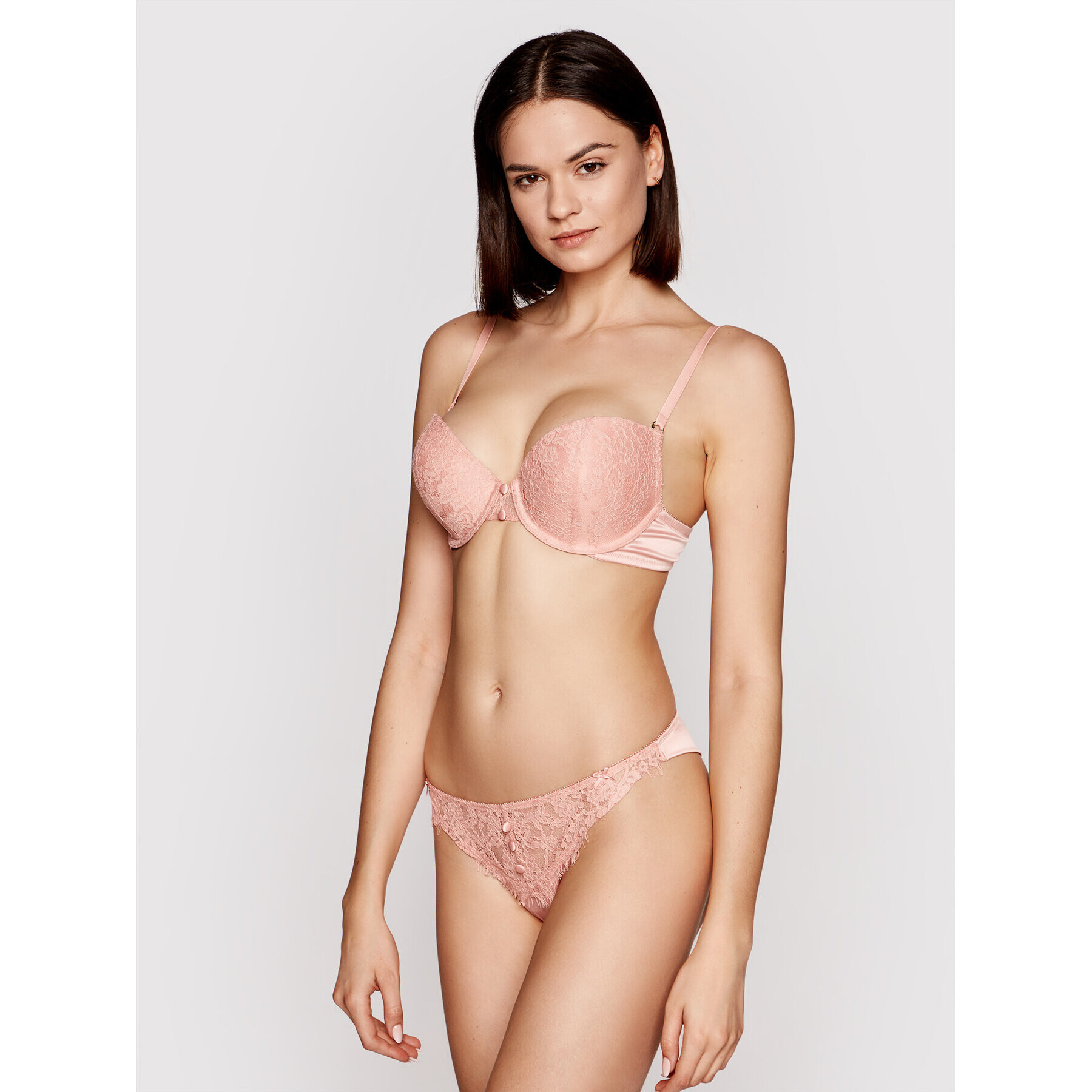 Guess Сутиен push-up O1GC03 PZ01S Розов - Pepit.bg