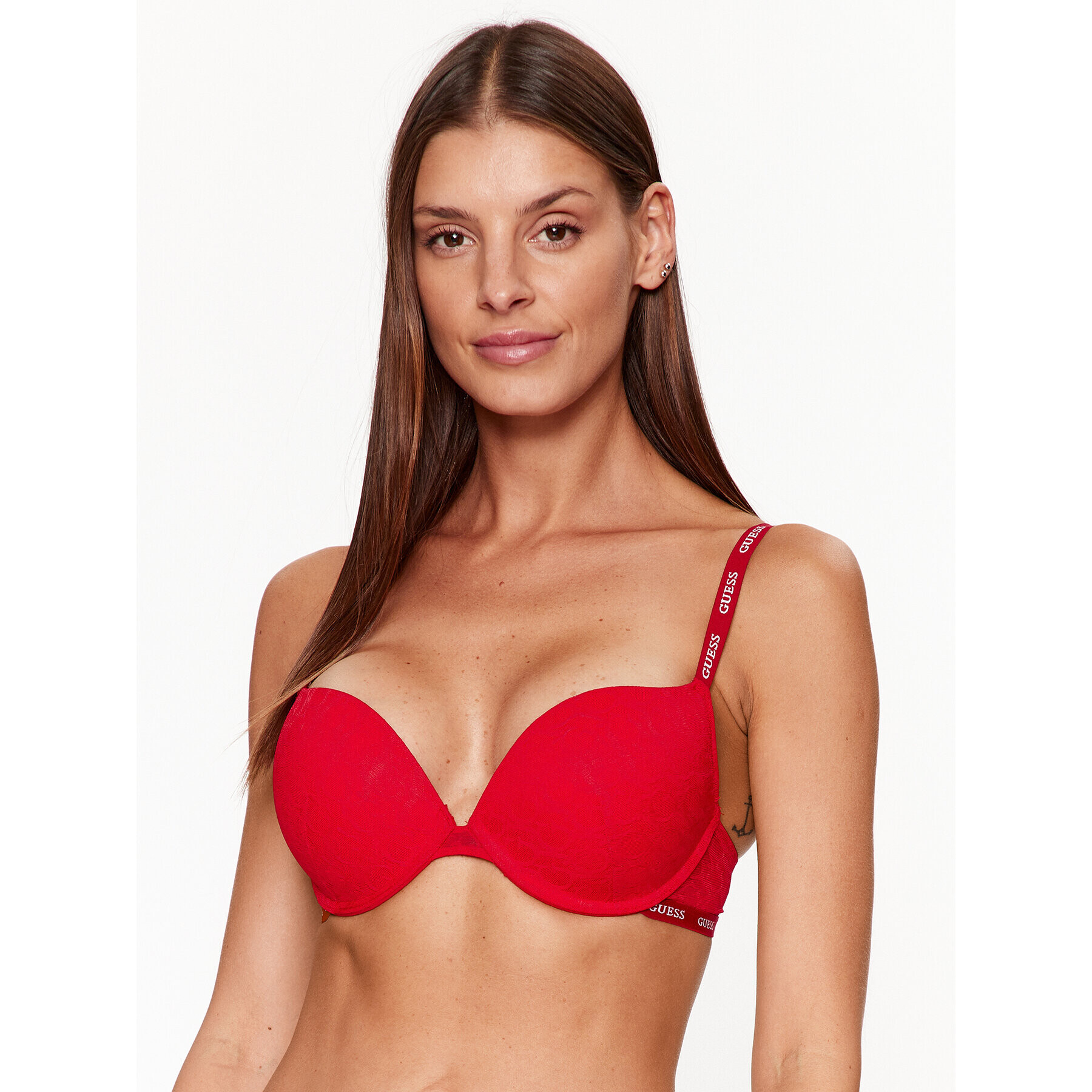 Guess Сутиен push-up O3BC17 KBXA0 Червен - Pepit.bg
