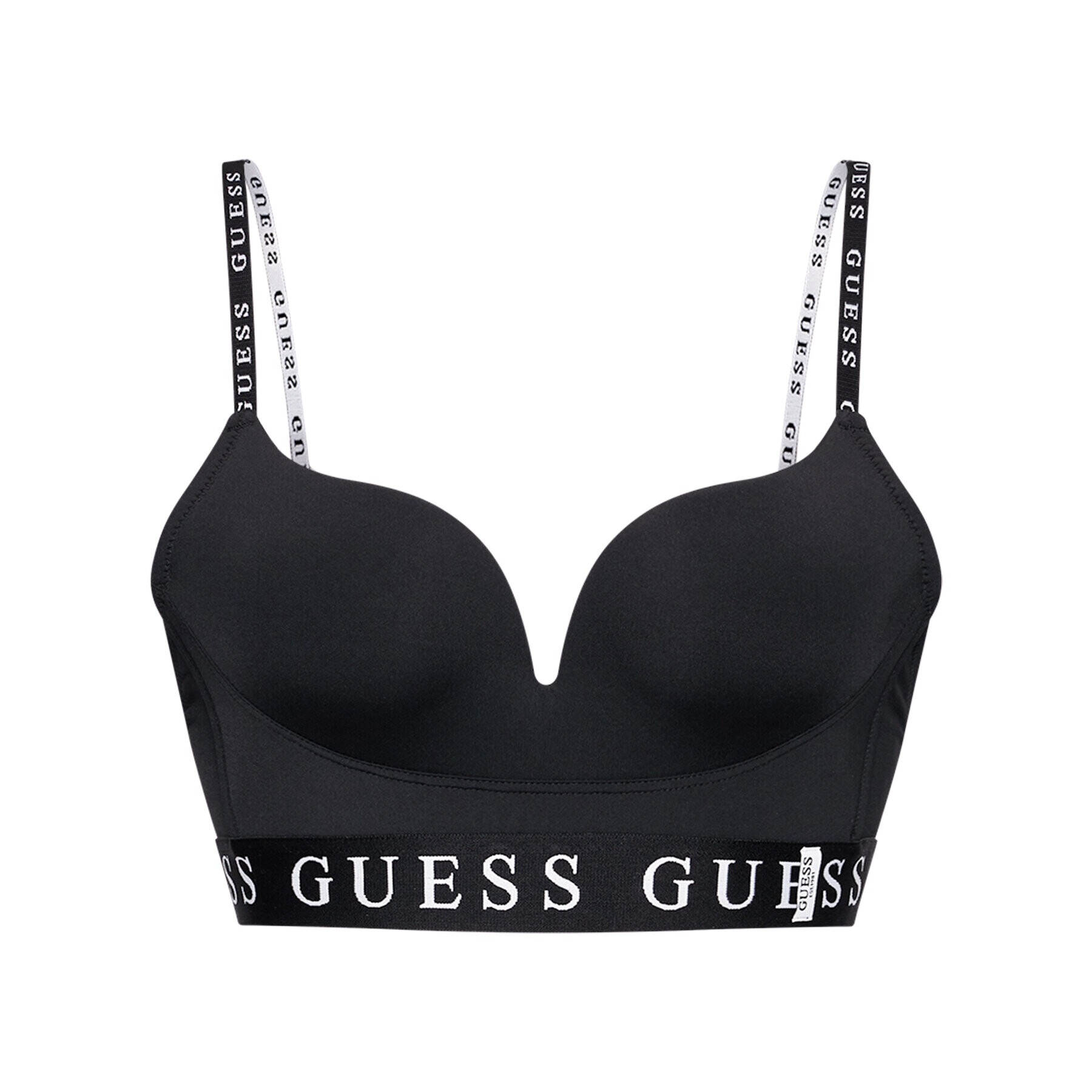 Guess Сутиен push-up One Piece O1GC11 MC03U Черен - Pepit.bg