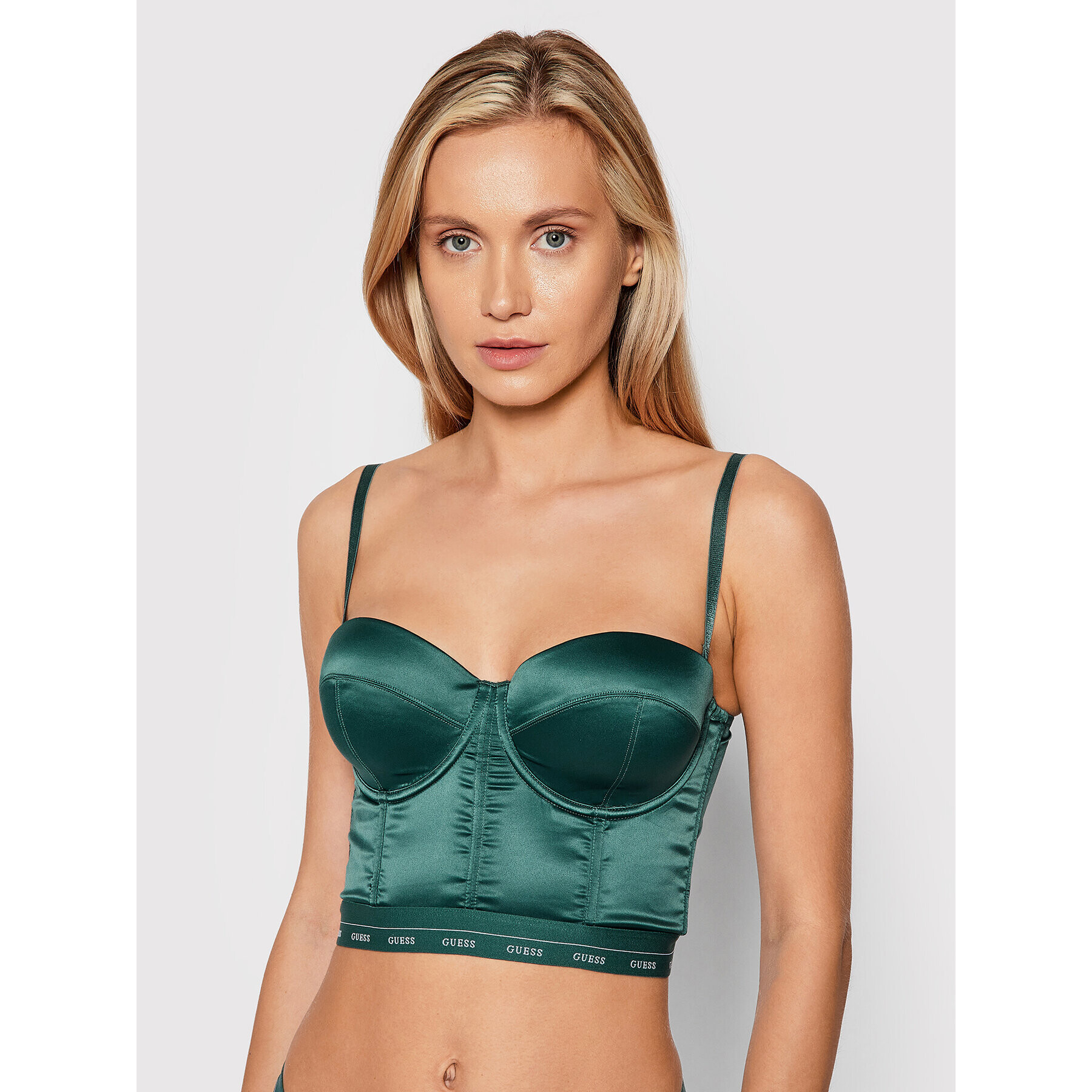 Guess Сутиен тип Бардо Anouk O0BC08 KA5I0 Зелен - Pepit.bg