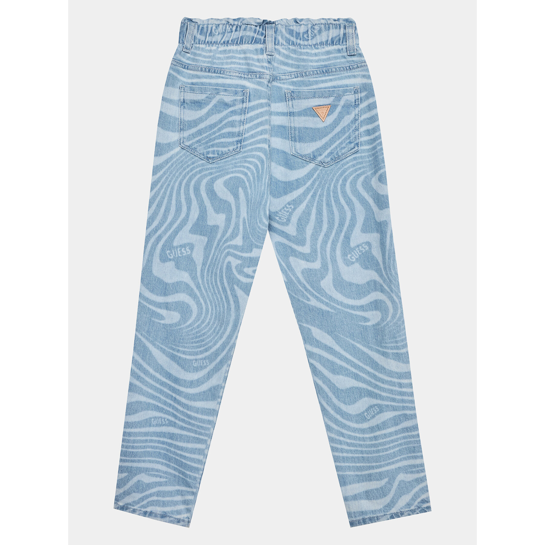 Guess Текстилни панталони J3YA09 D4WF0 Син Relaxed Fit - Pepit.bg