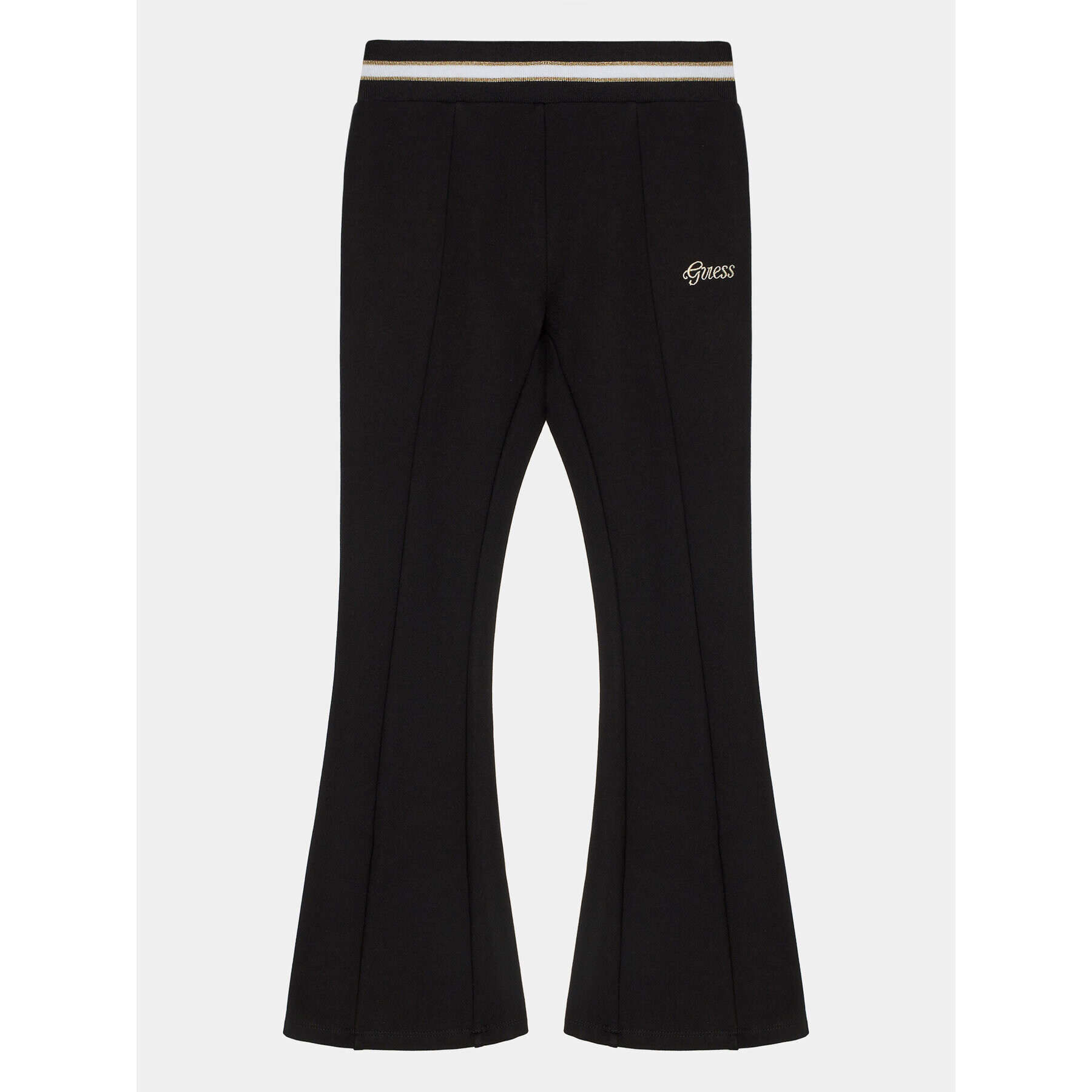 Guess Текстилни панталони J4RB00 KAUH0 Черен Regular Fit - Pepit.bg