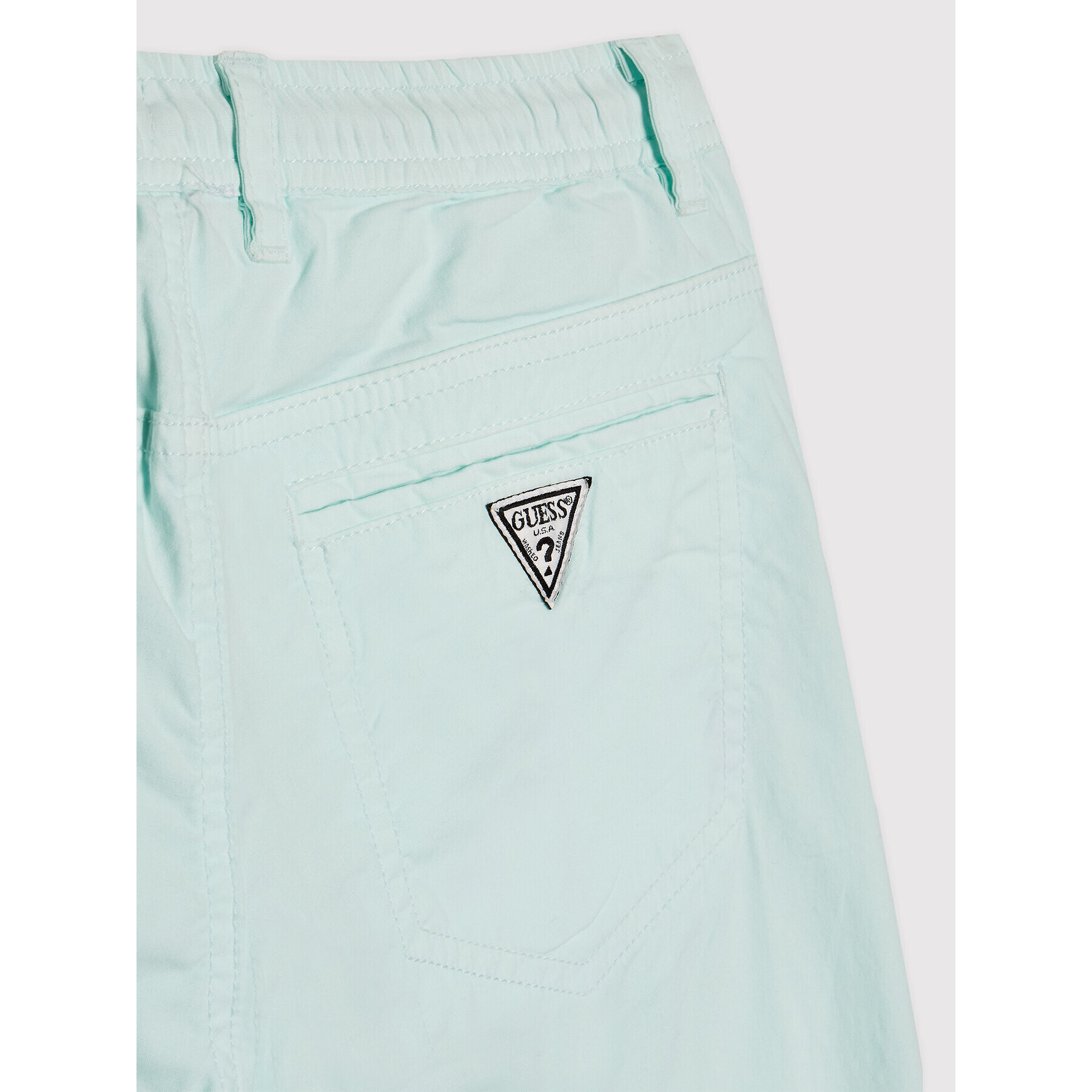 Guess Текстилни панталони L2GB04 WEL50 Син Regular Fit - Pepit.bg