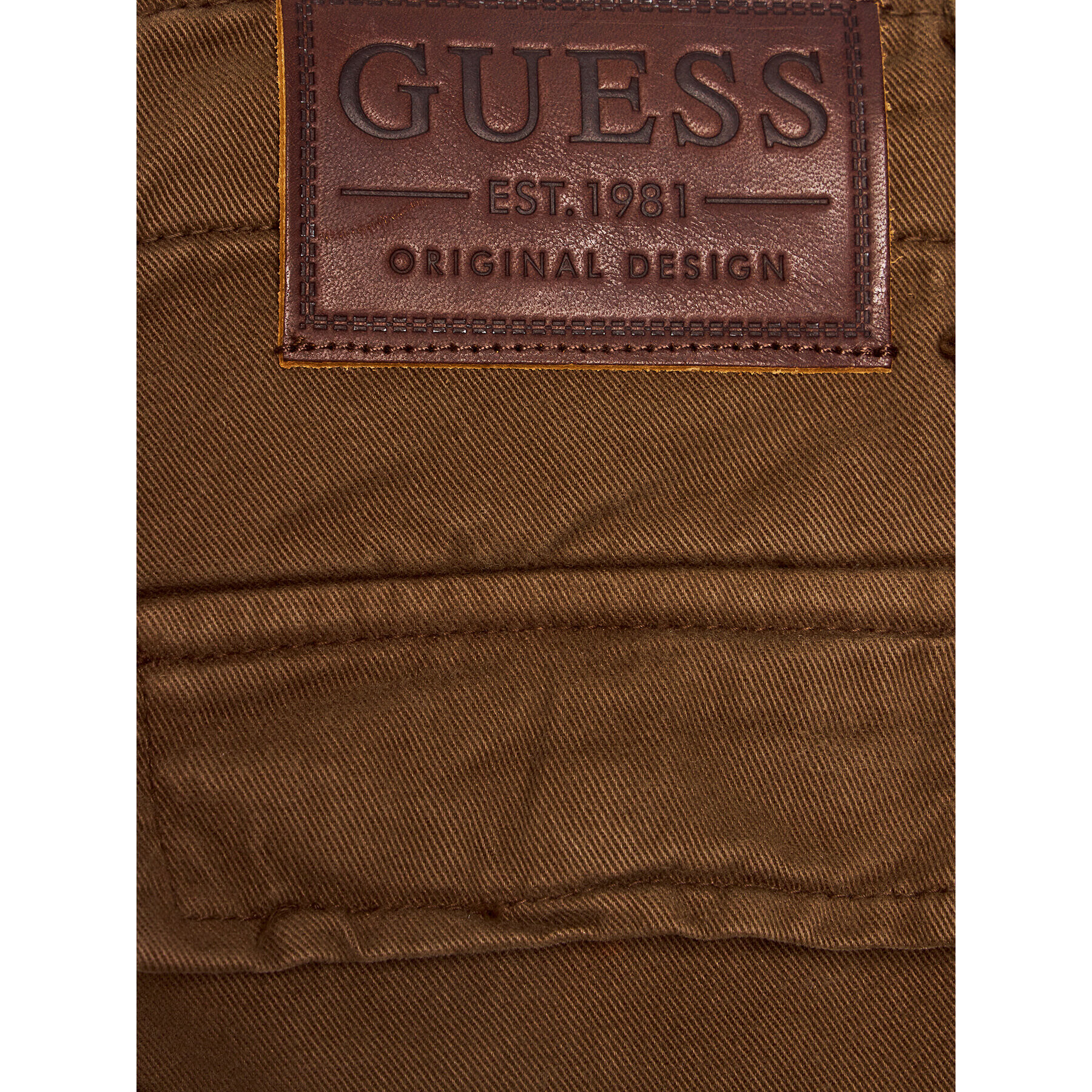 Guess Текстилни панталони L3BB02 WE1L0 Кафяв Regular Fit - Pepit.bg