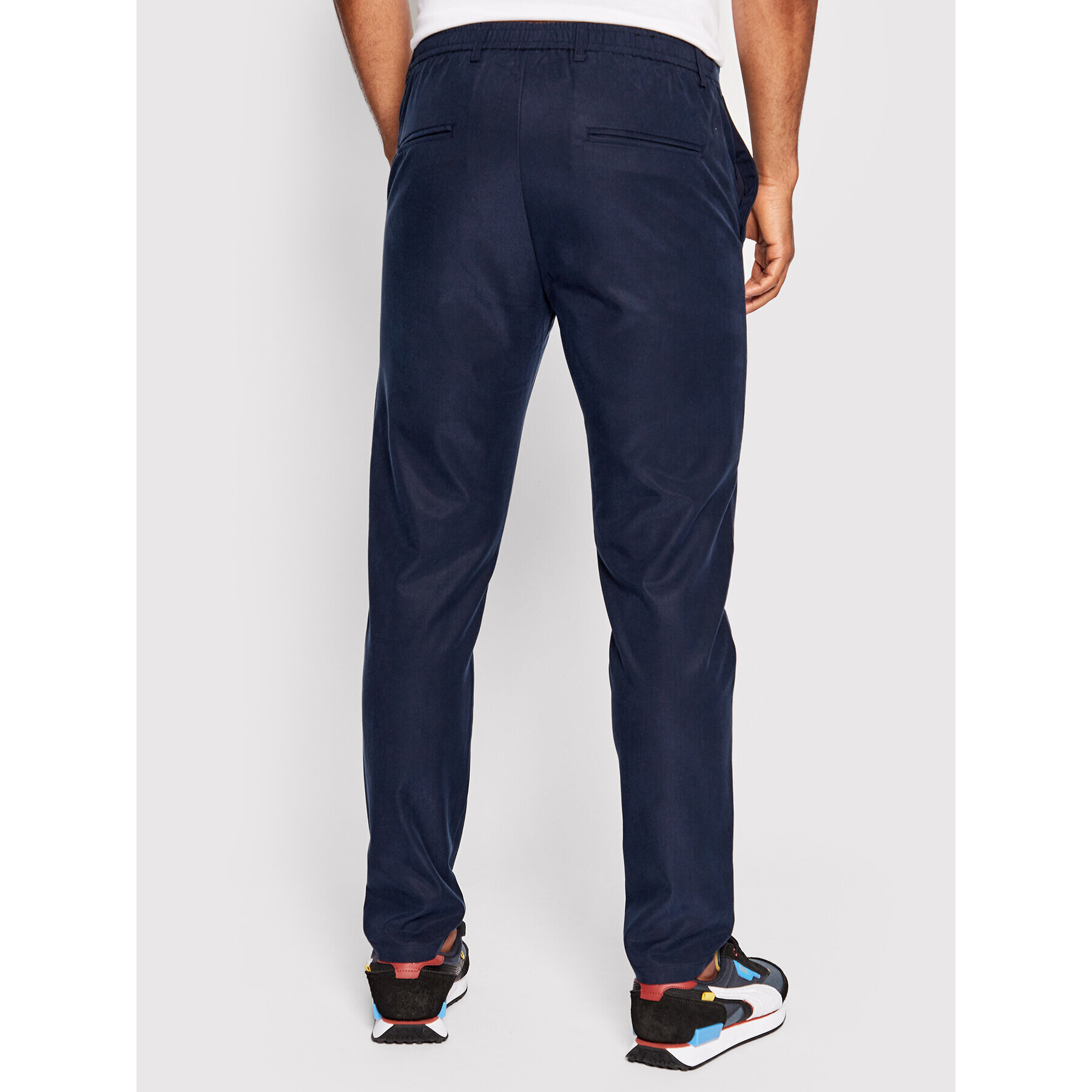 Guess Текстилни панталони M2YB23 WERJ0 Тъмносин Regular Fit - Pepit.bg