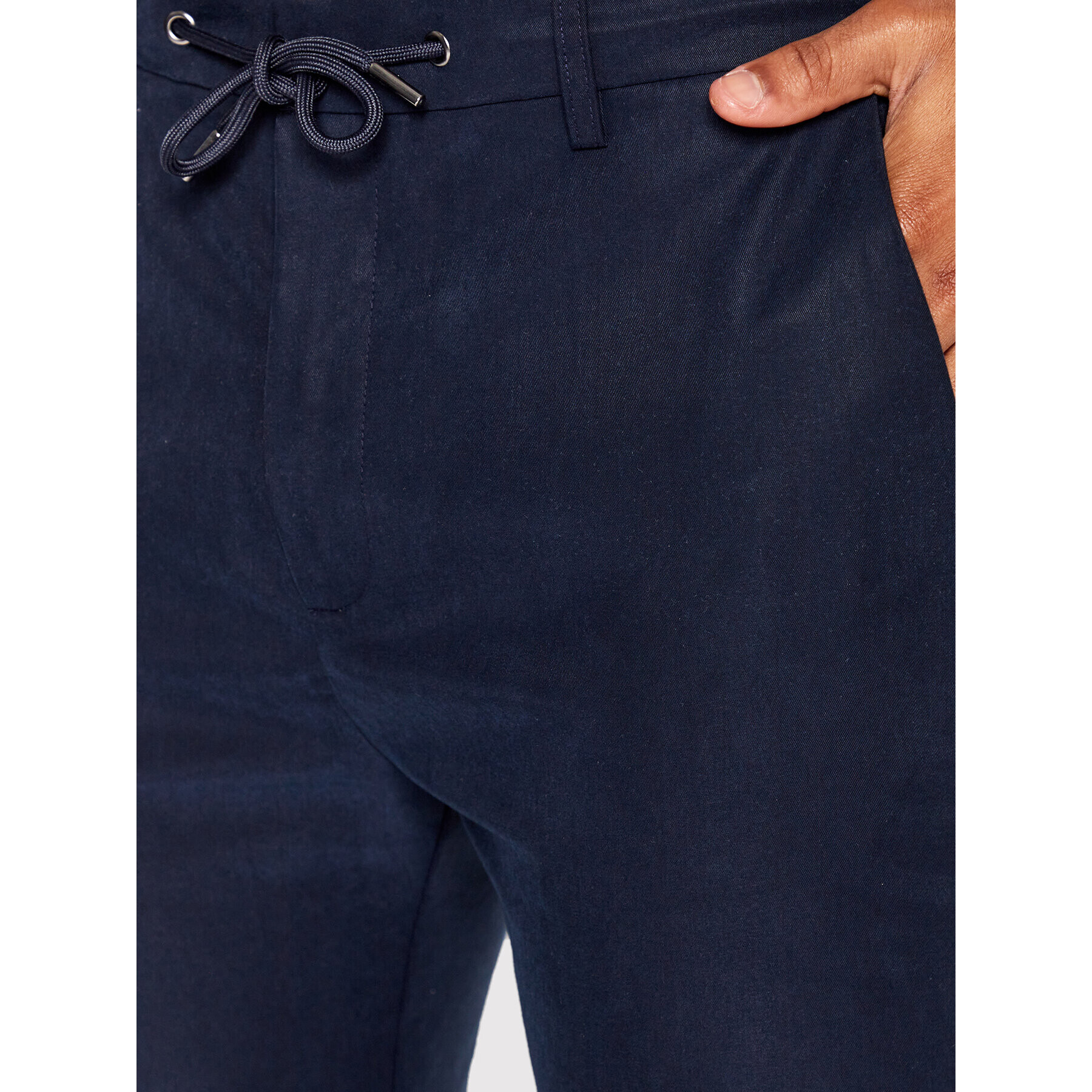 Guess Текстилни панталони M2YB23 WERJ0 Тъмносин Regular Fit - Pepit.bg