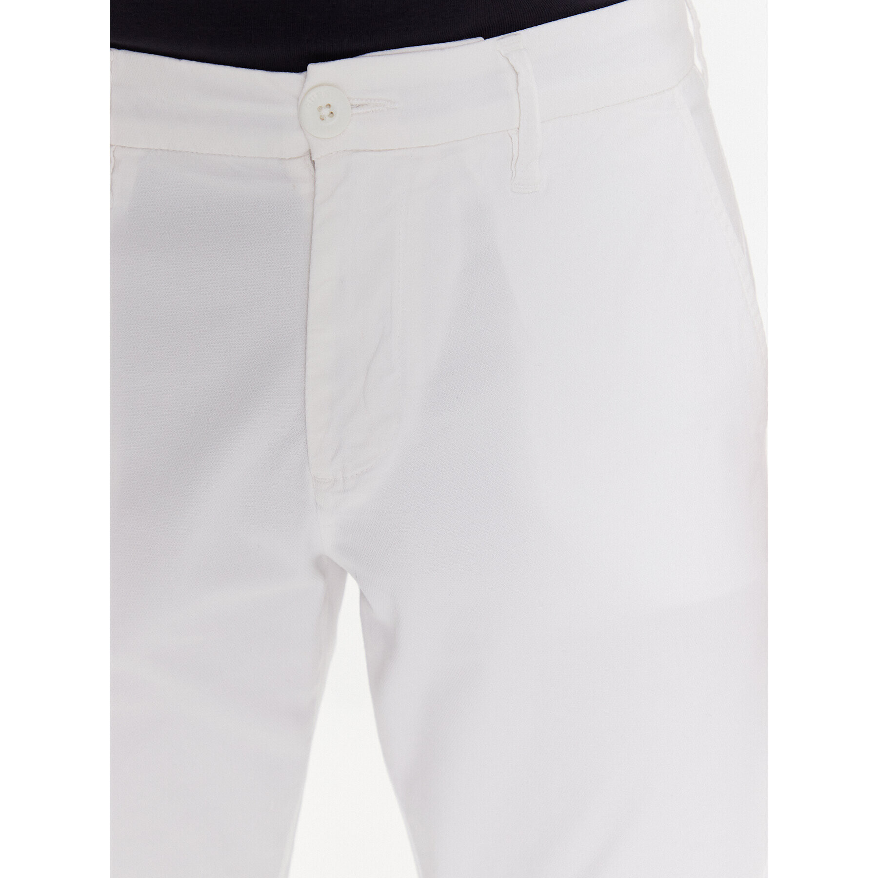 Guess Текстилни панталони Myron M3GB26 WFBW3 Бял Slim Fit - Pepit.bg