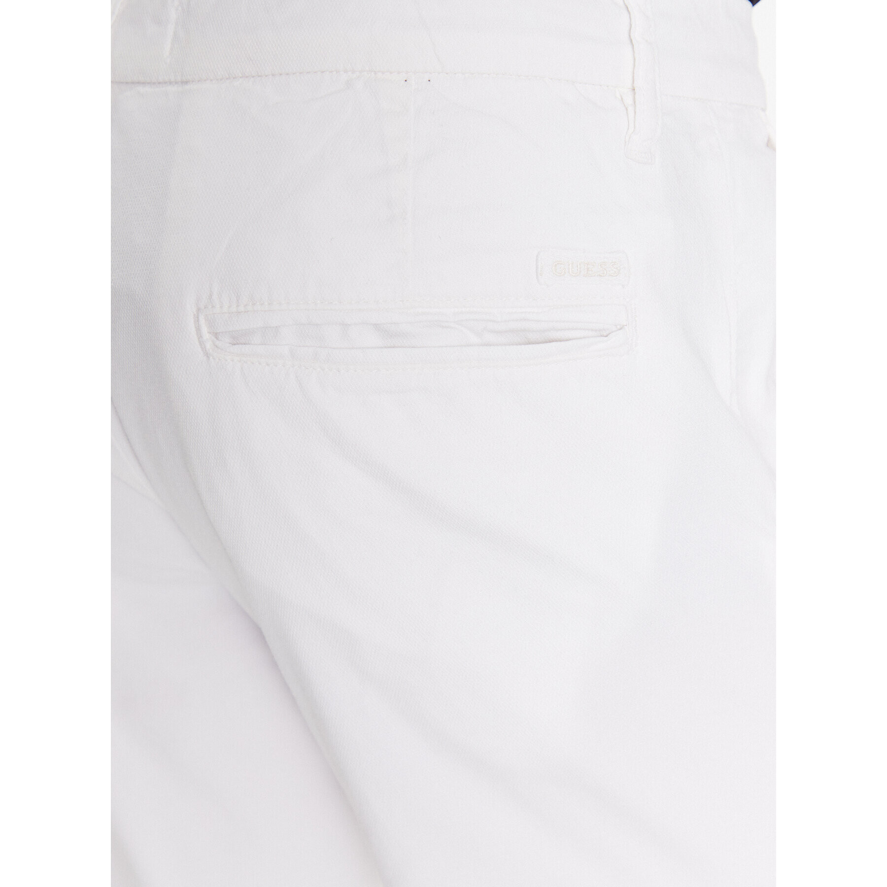 Guess Текстилни панталони Myron M3GB26 WFBW3 Бял Slim Fit - Pepit.bg