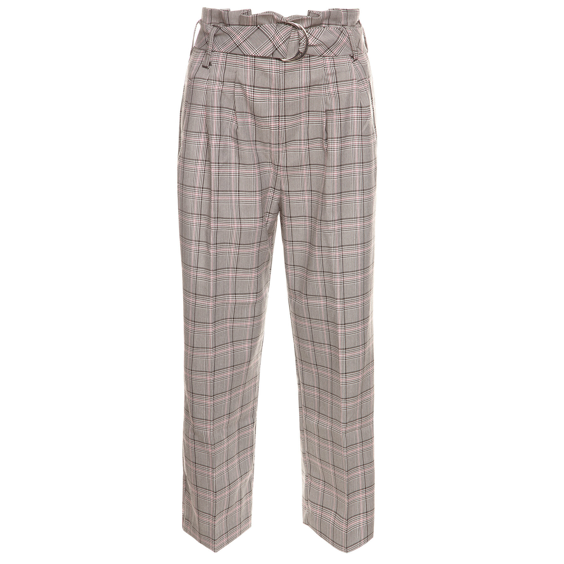 Guess Текстилни панталони Sarah W01B87 WCNF0 Сив Regular Fit - Pepit.bg
