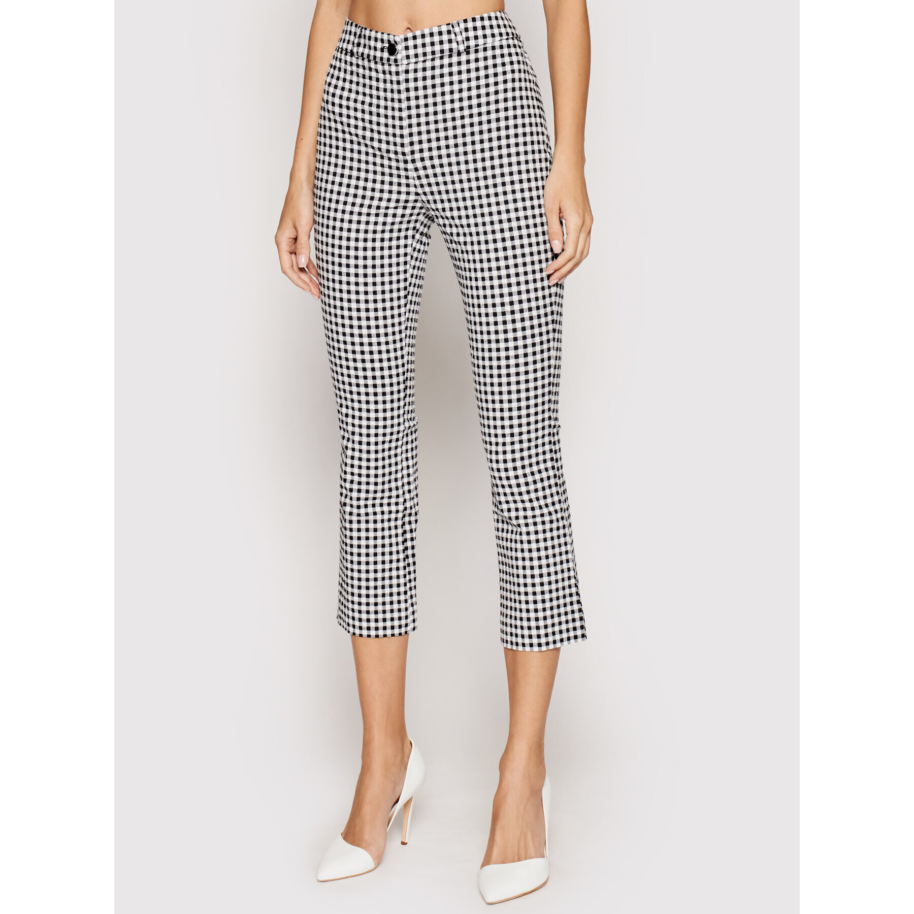 Guess Текстилни панталони W1GB36 WDV70 Черен Regular Fit - Pepit.bg