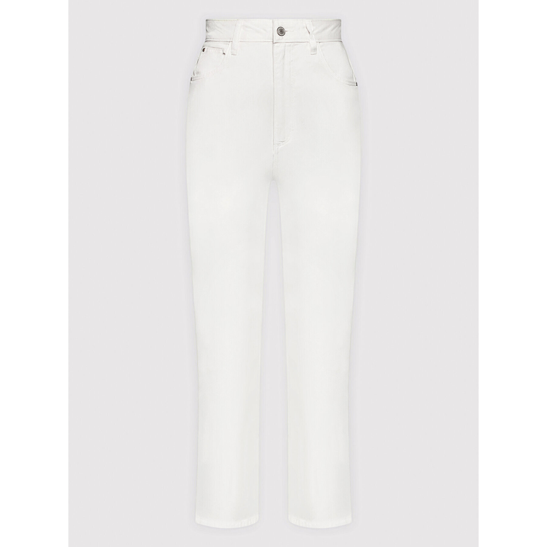 Guess Текстилни панталони W2GA21 WDP85 Бял Relaxed Fit - Pepit.bg