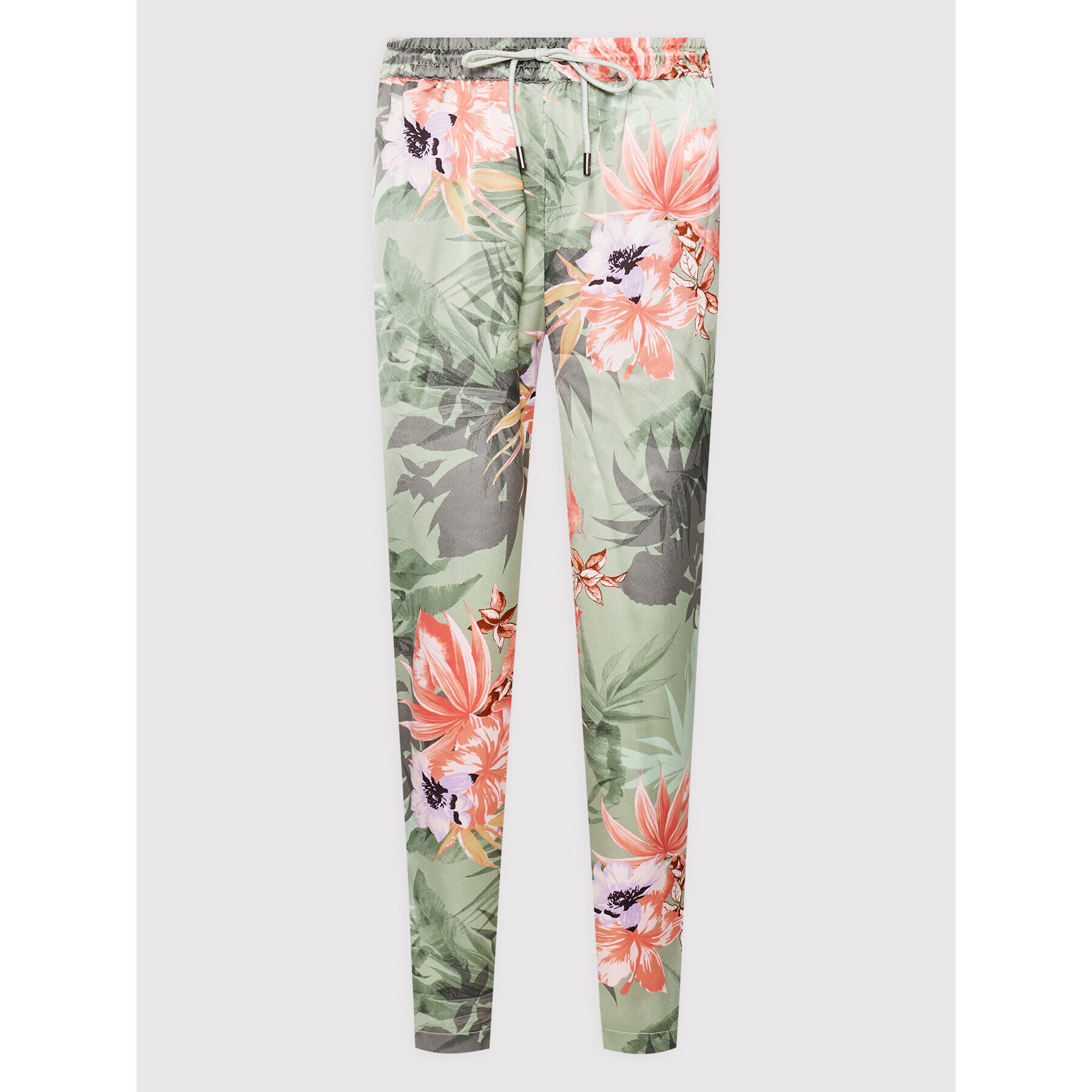 Guess Текстилни панталони W2GB27 WD8G2 Зелен Regular Fit - Pepit.bg