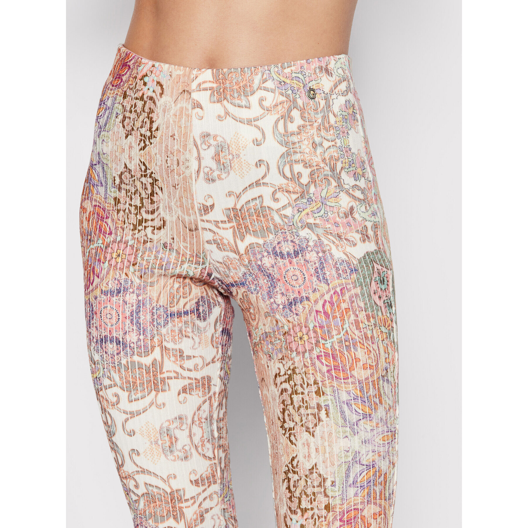 Guess Текстилни панталони W2YB00 KB7I0 Цветен Regular Fit - Pepit.bg