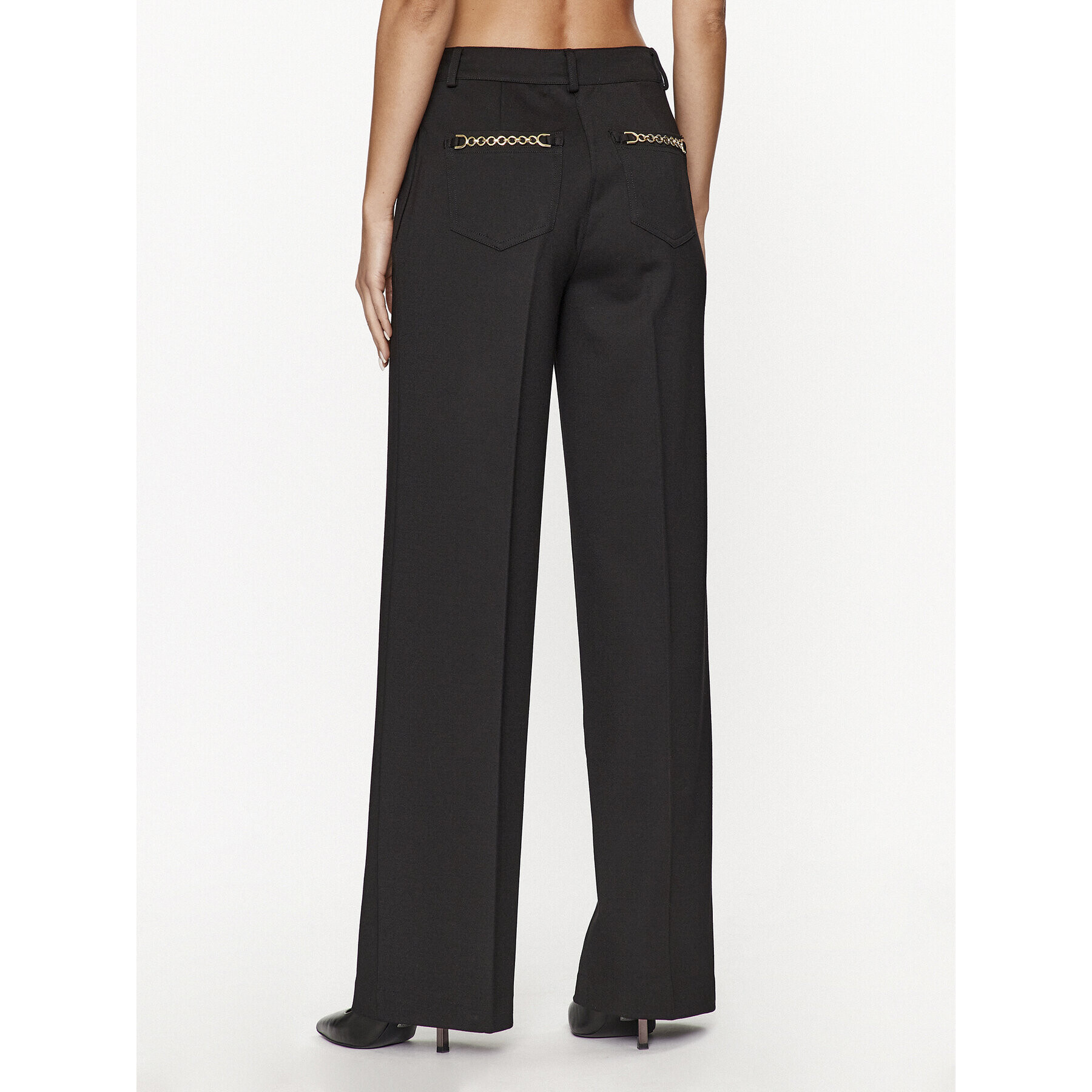 Guess Текстилни панталони W3BB40 KBJP2 Черен Regular Fit - Pepit.bg