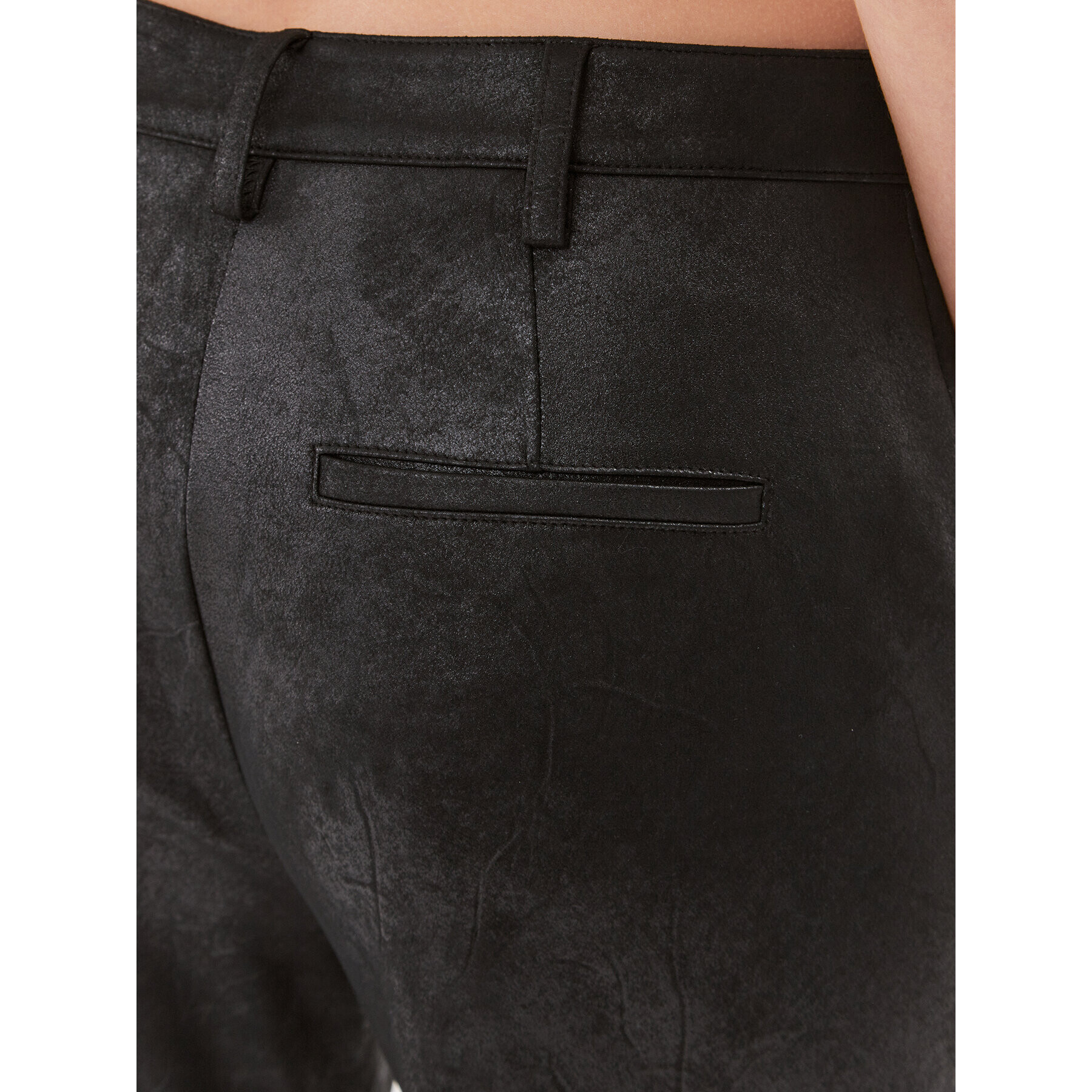 Guess Текстилни панталони W3BB53 WFR42 Черен Regular Fit - Pepit.bg