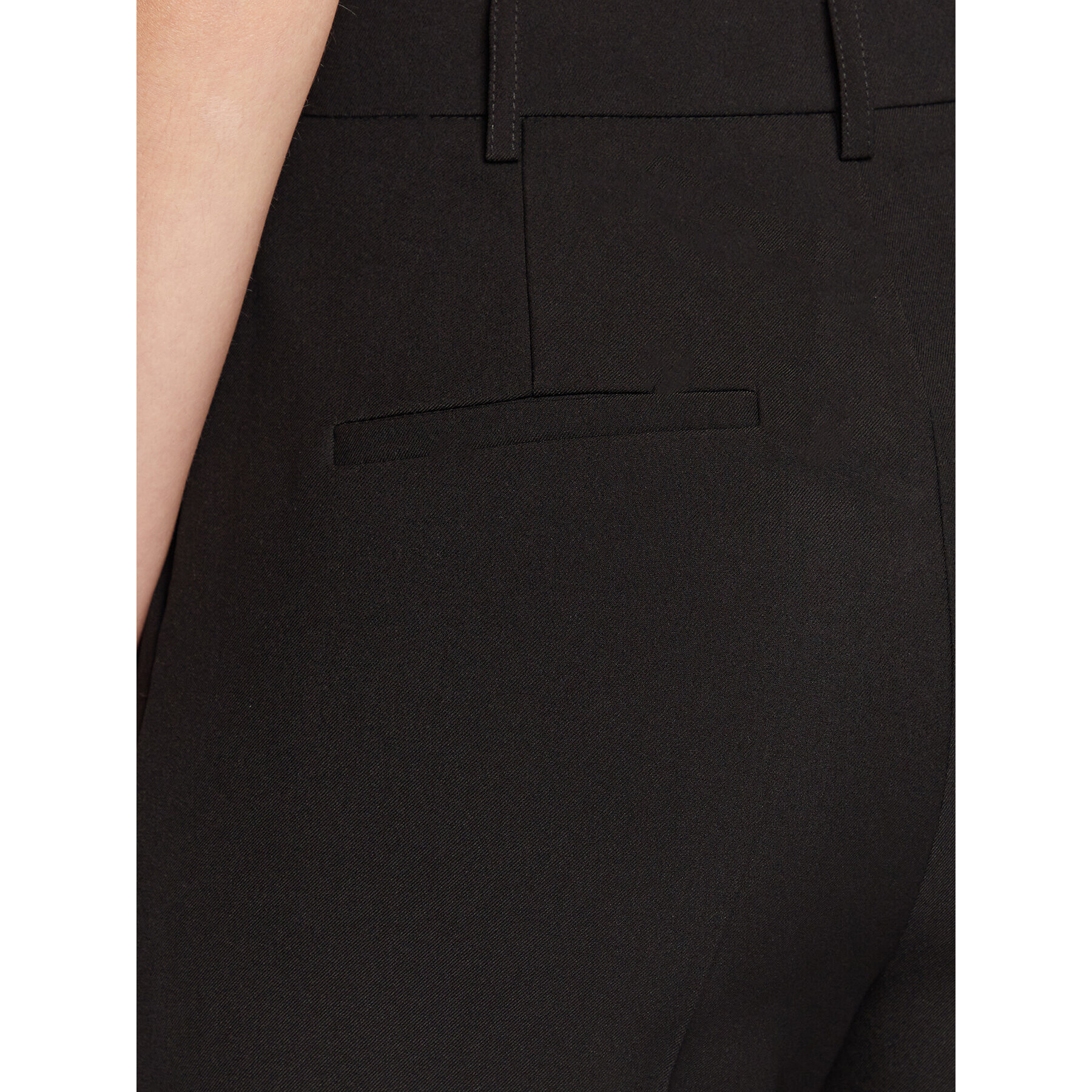 Guess Текстилни панталони W3RB08 WF762 Черен Regular Fit - Pepit.bg