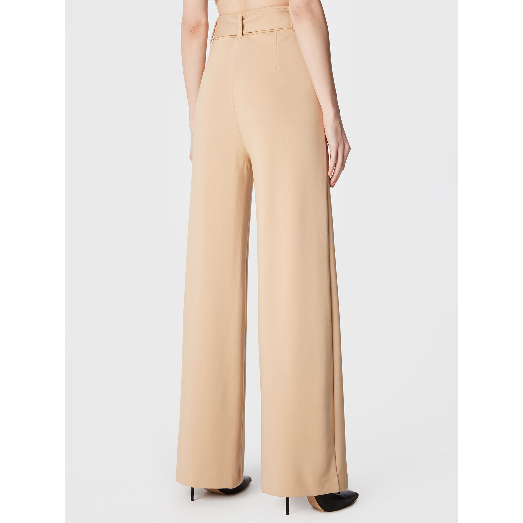 Guess Текстилни панталони W3RB18 KBJP2 Бежов Regular Fit - Pepit.bg