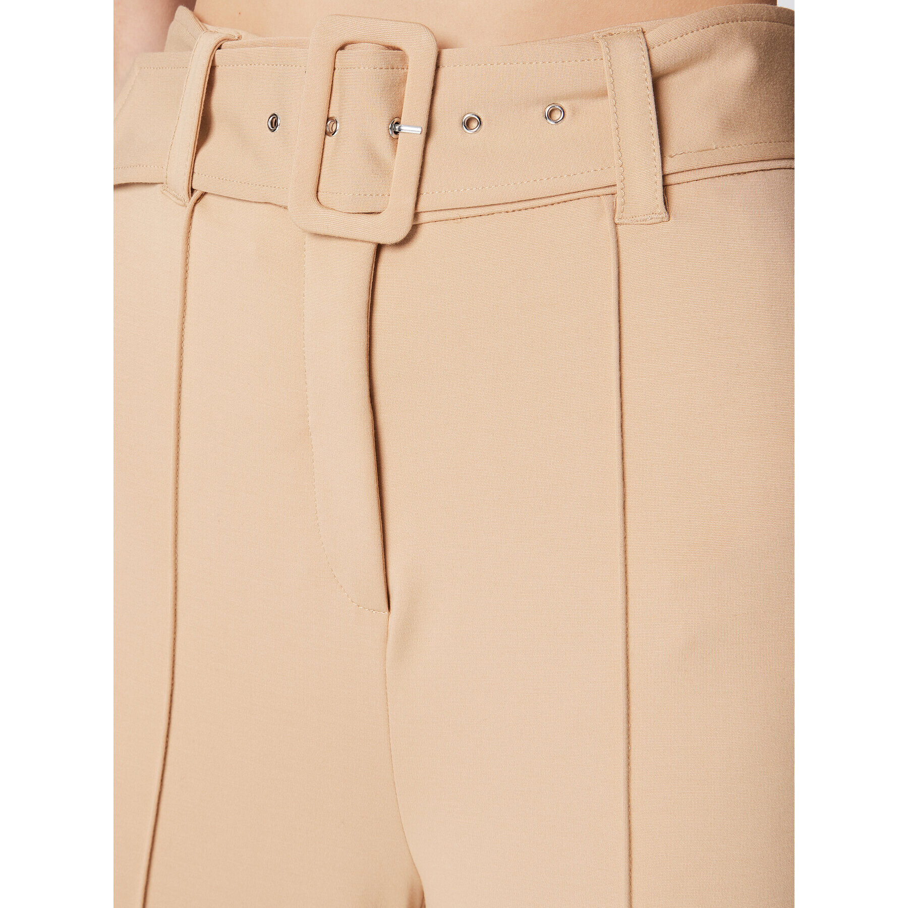 Guess Текстилни панталони W3RB18 KBJP2 Бежов Regular Fit - Pepit.bg