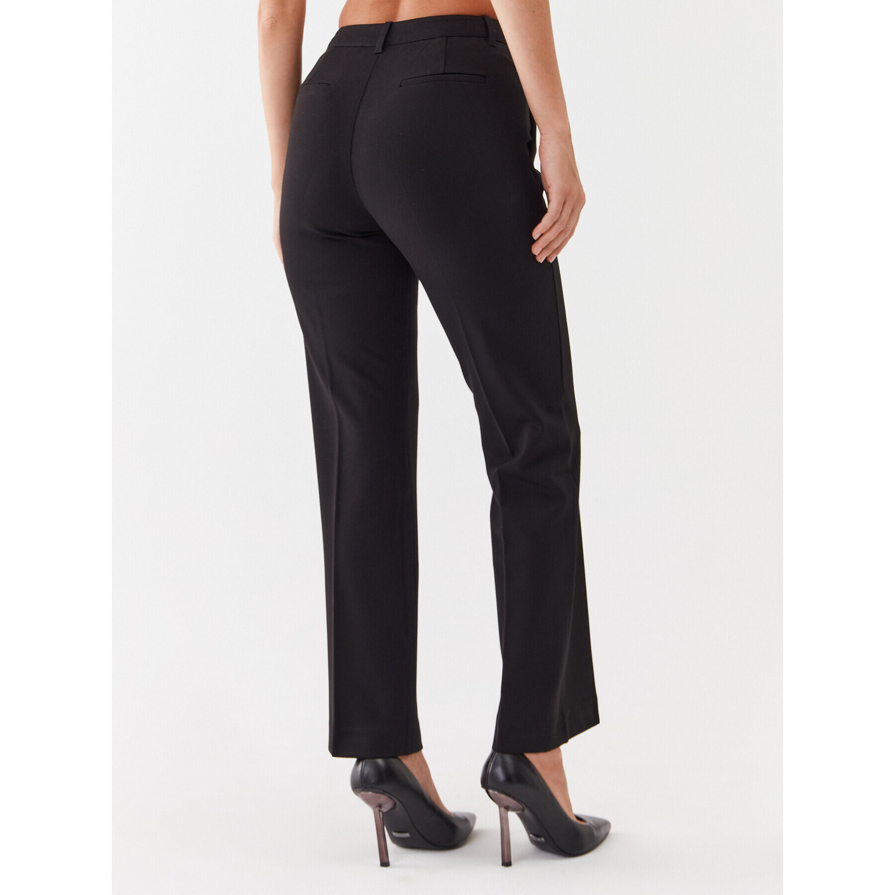 Guess Текстилни панталони W3YB02 K8RN0 Черен Regular Fit - Pepit.bg