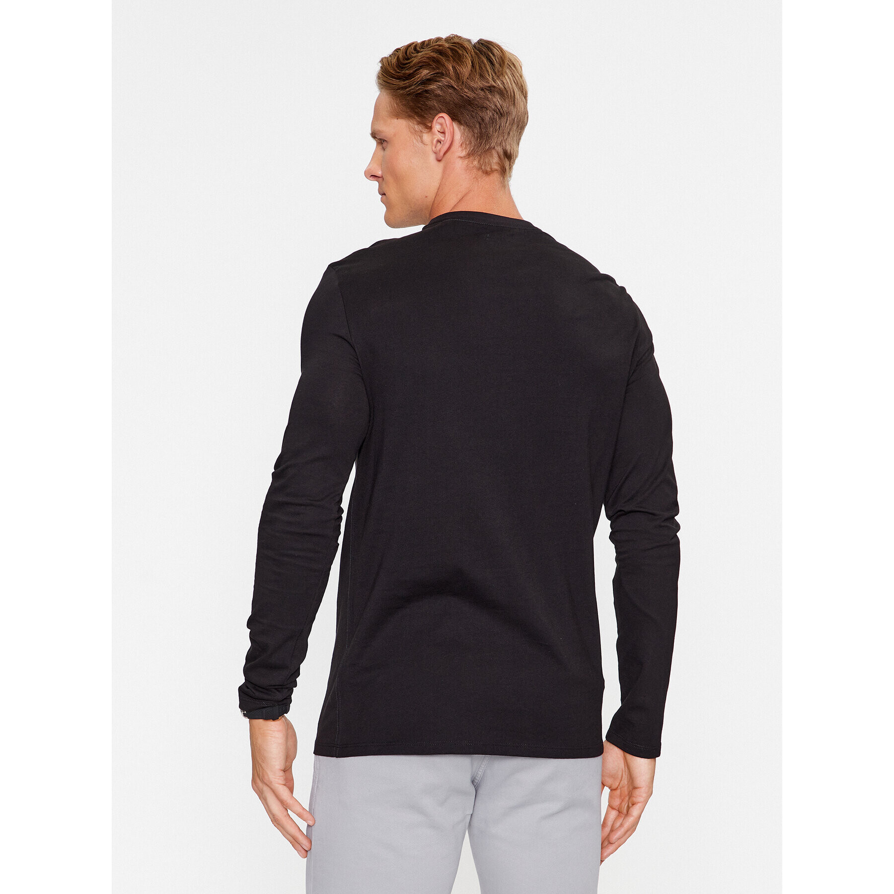 Guess Тениска с дълъг ръкав M2YI31 I3Z14 Черен Regular Fit - Pepit.bg