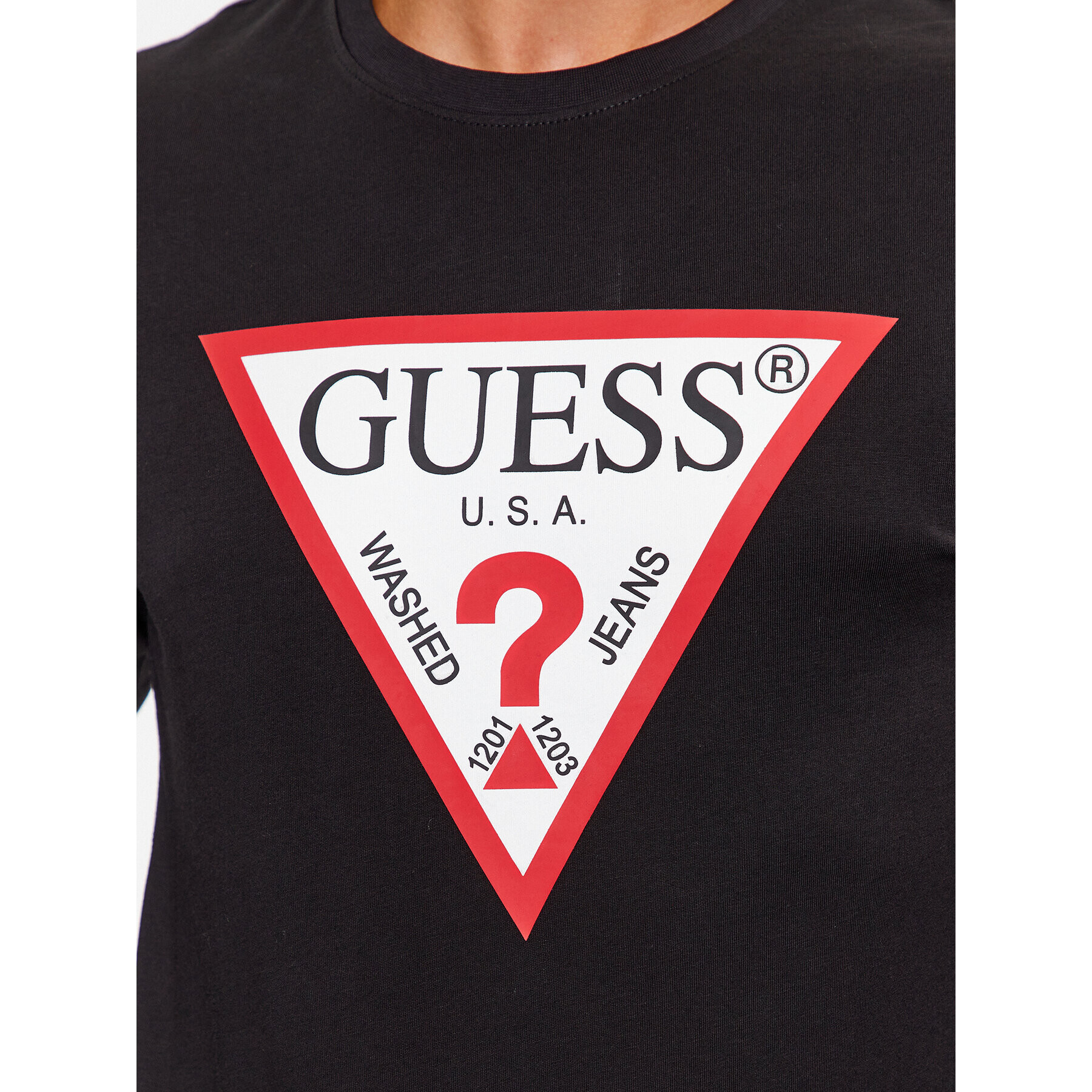 Guess Тениска с дълъг ръкав M2YI31 I3Z14 Черен Regular Fit - Pepit.bg