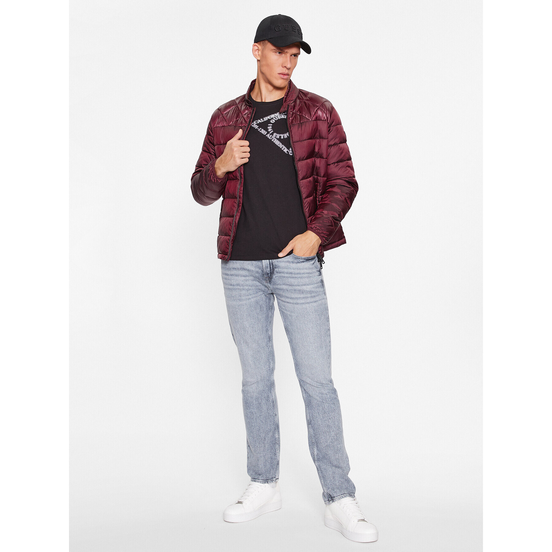 Guess Тениска с дълъг ръкав M3BI14 I3Z14 Черен Regular Fit - Pepit.bg